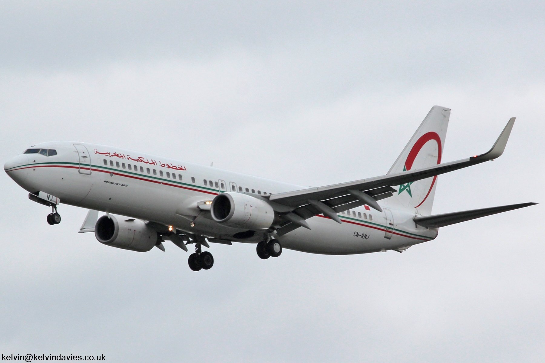 Royal Air Maroc 737NG CN-RNJ