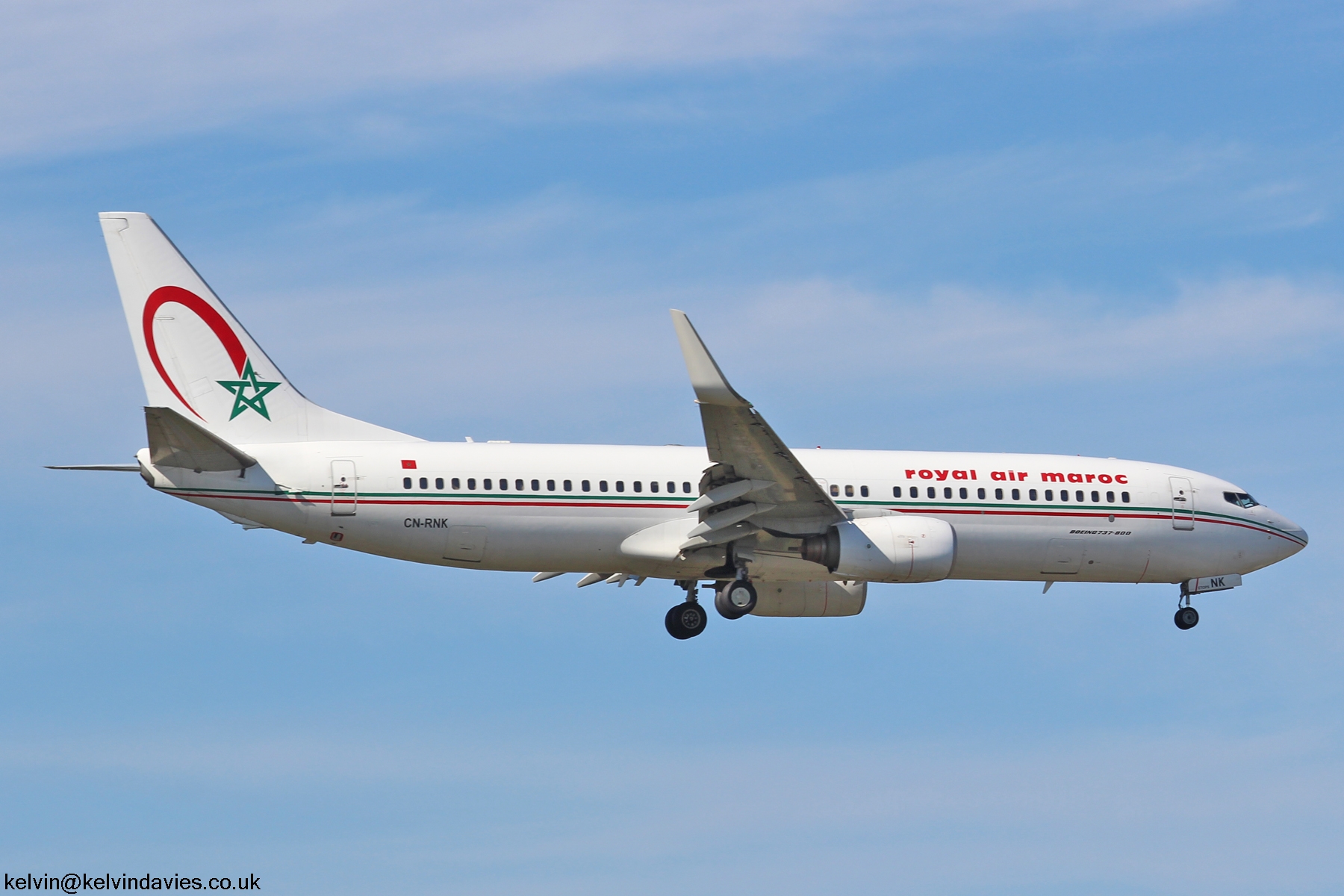 Royal Air Maroc 737 CN-RNK