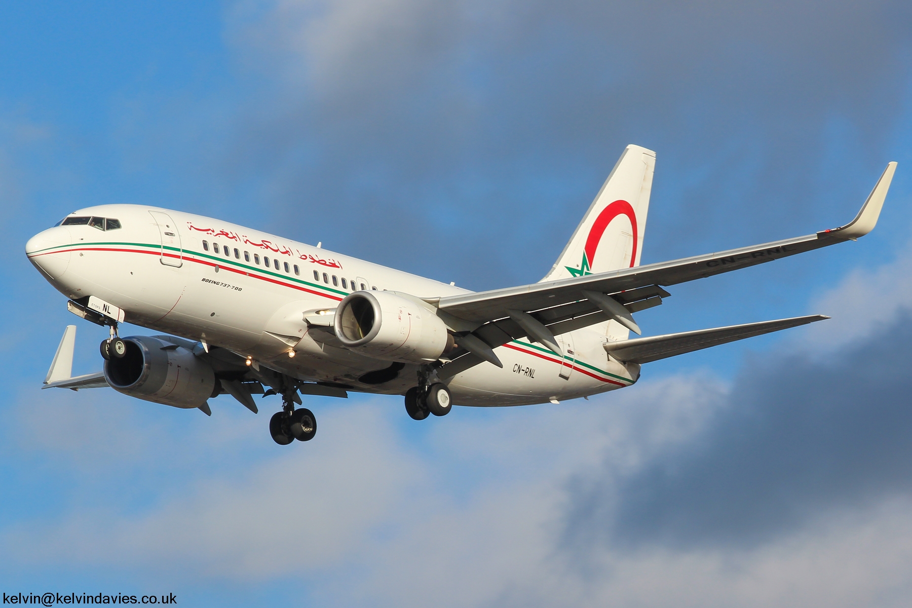 Royal Air Maroc 737 CN-RNL