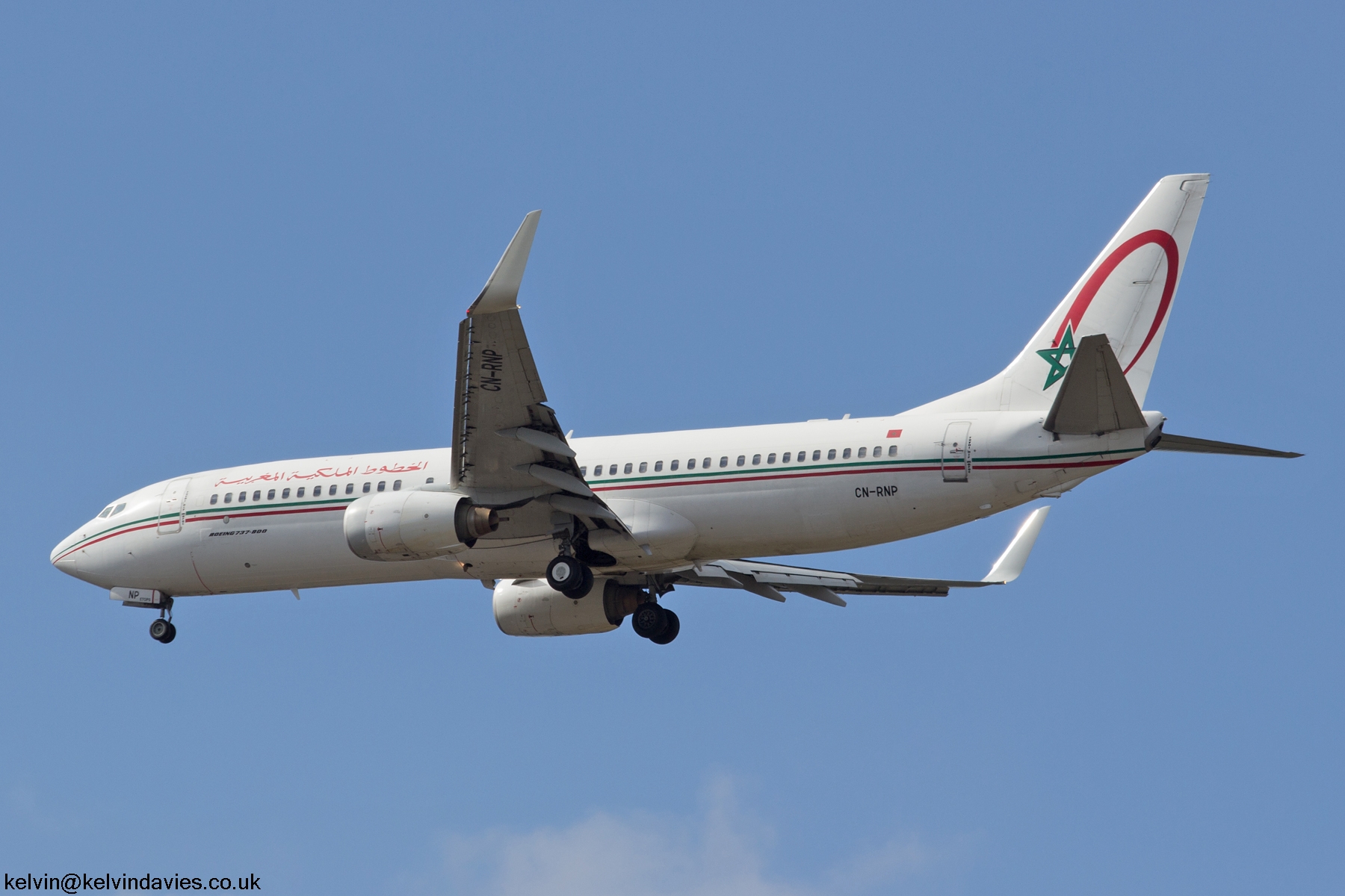 Royal Air Maroc 737NG CN-RNP