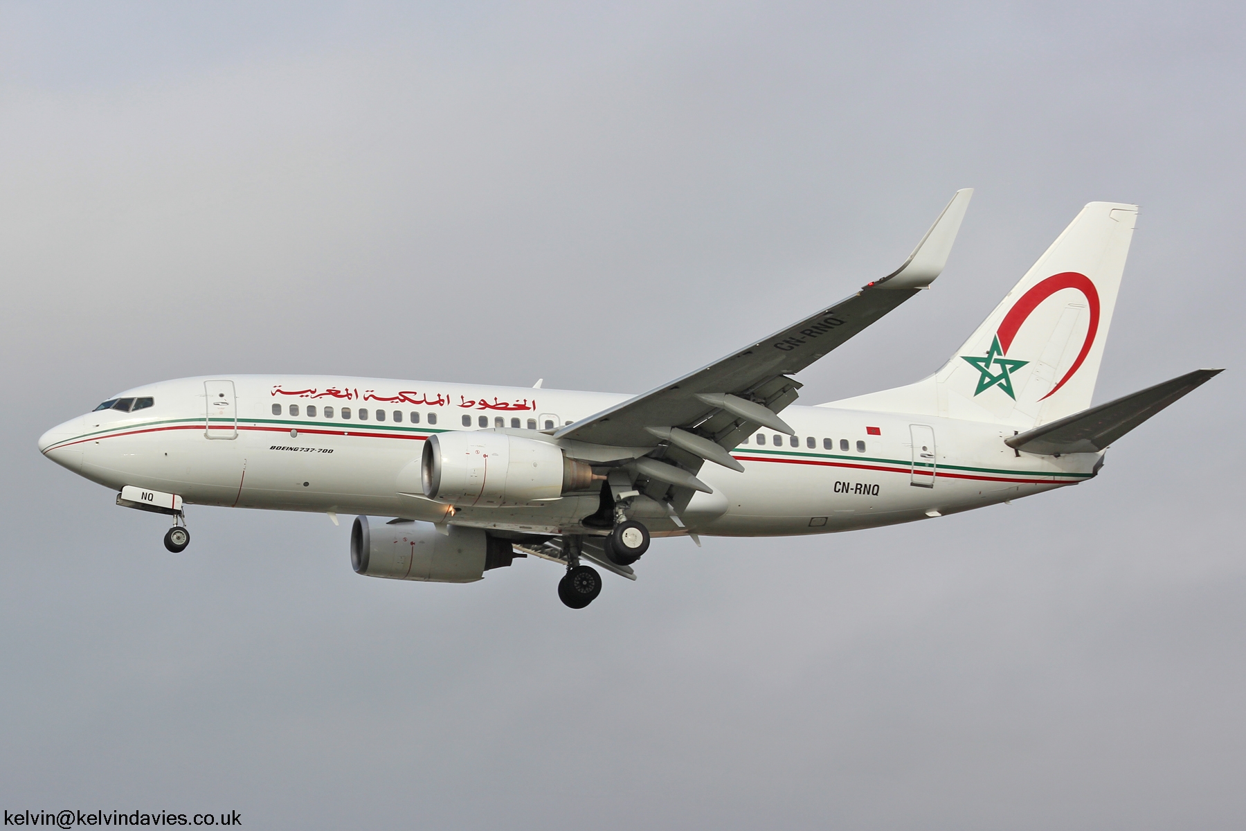 Royal Air Maroc 737NG CN-RNQ