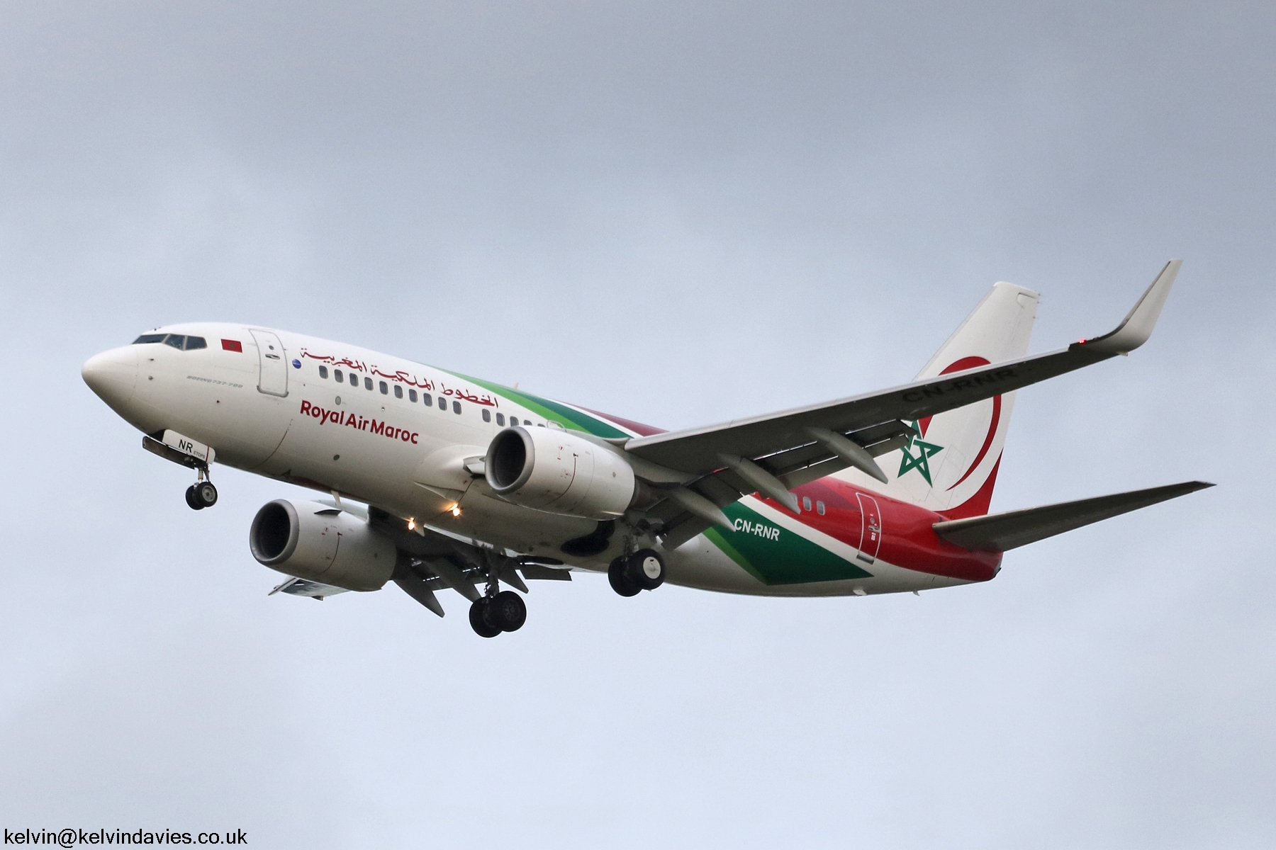 Royal Air Maroc 737NG CN-RNR