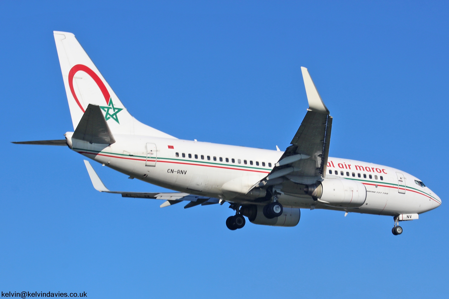 Royal Air Maroc 737 CN-RNV