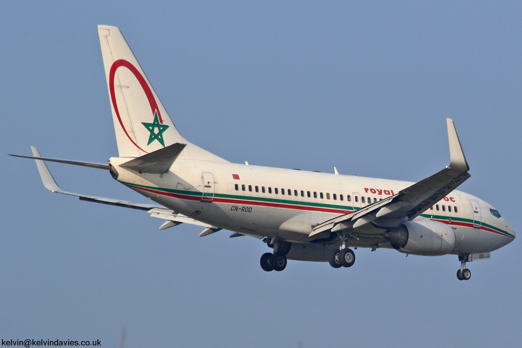 Royal Air Maroc 737NG CN-ROD