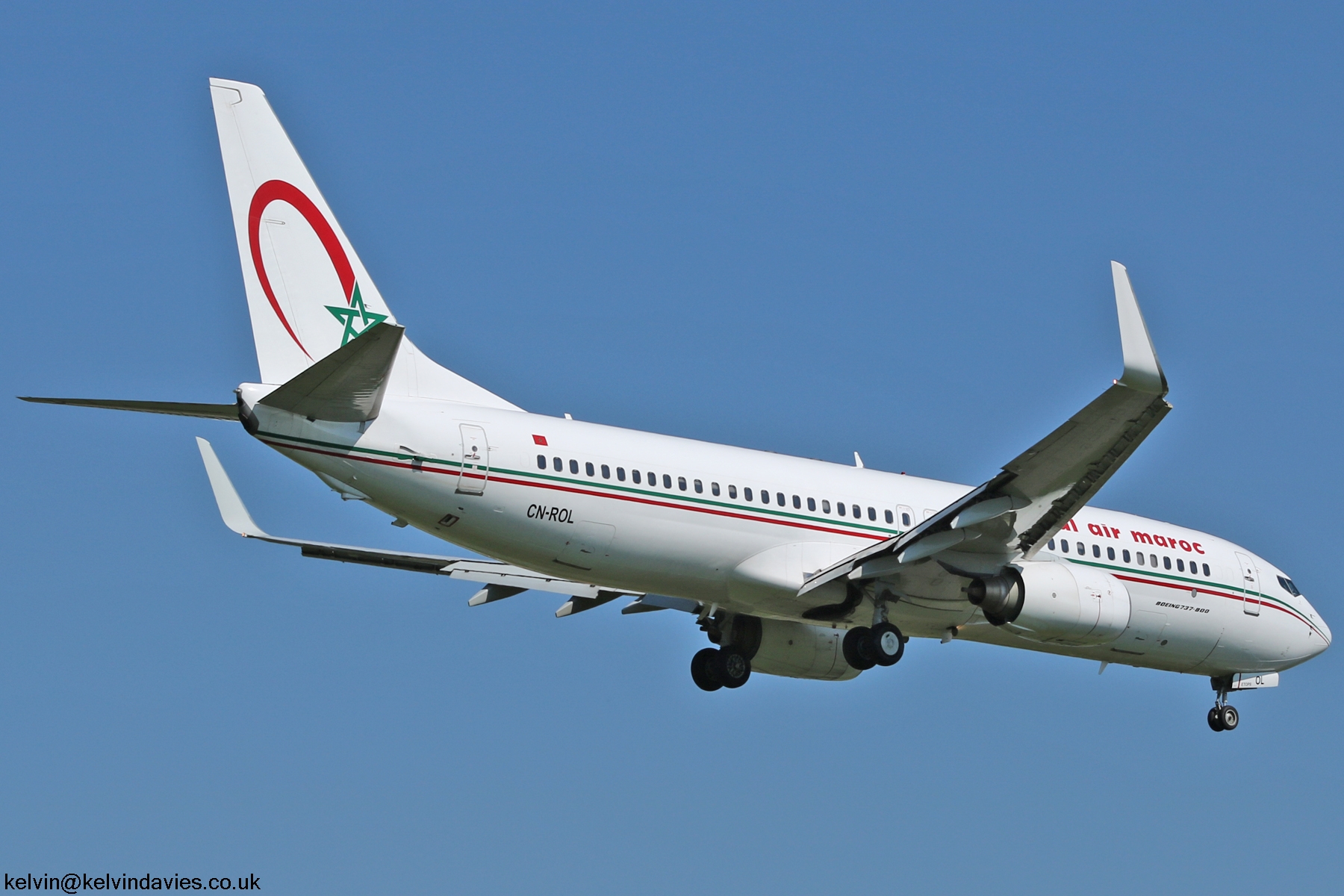 Royal Air Maroc 737NG CN-ROL