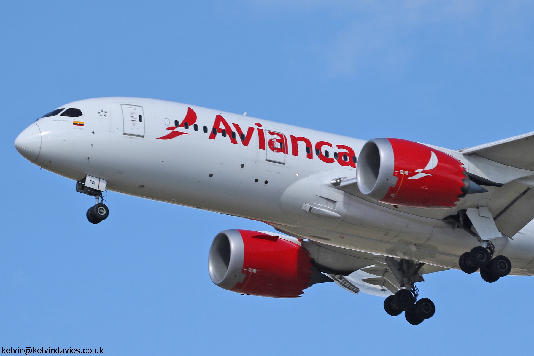 Avianca 787 N781AV