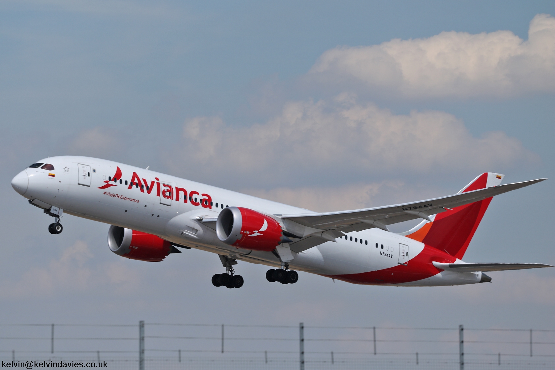 Avianca 787 N794AV