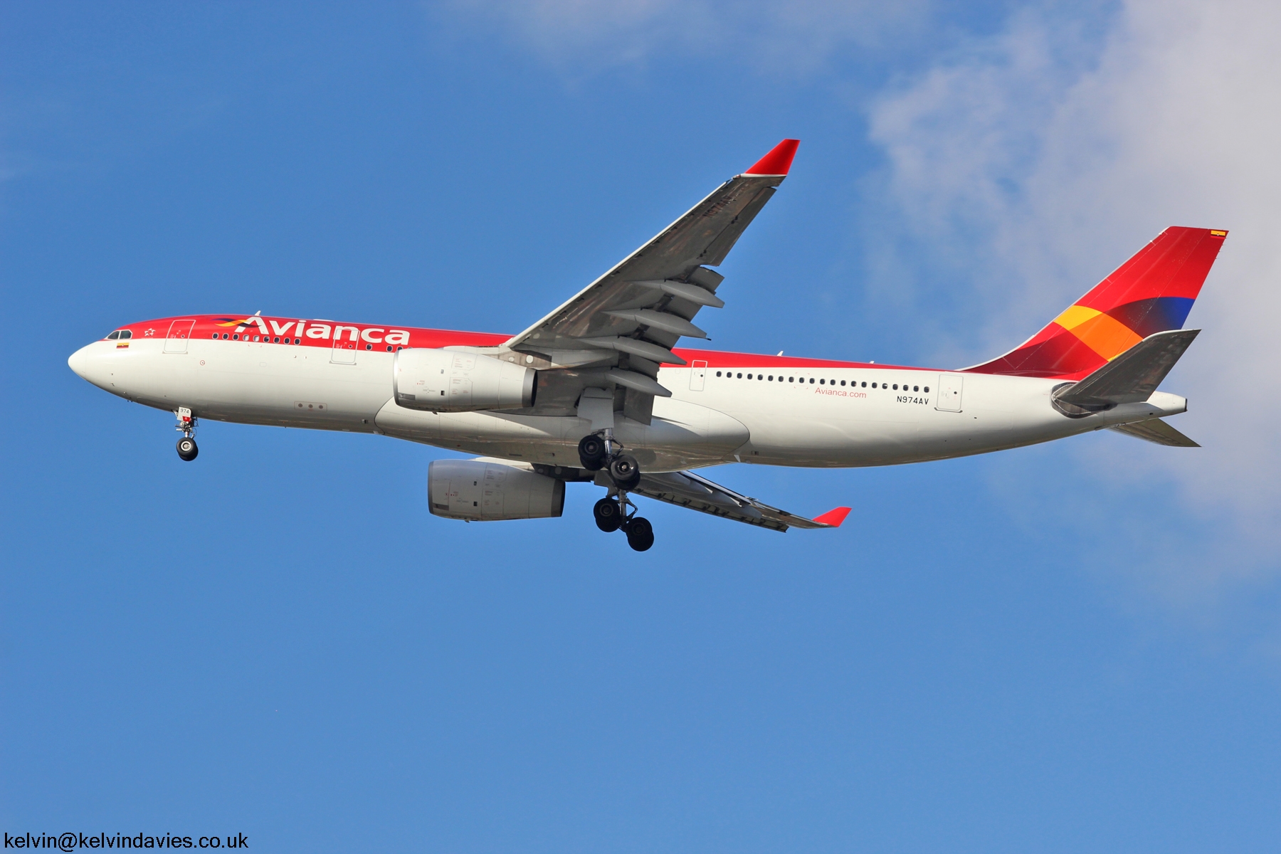 Avianca A330 N974AV