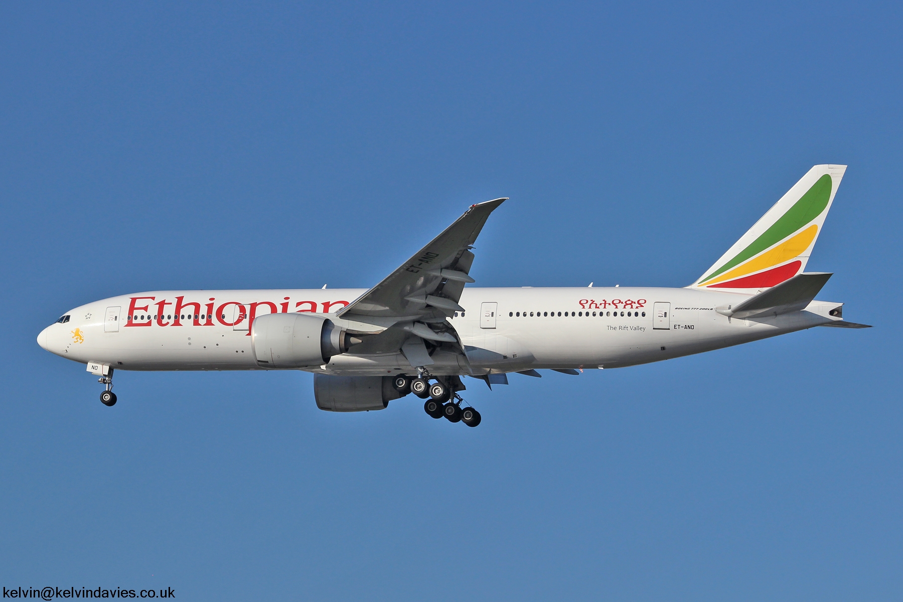 Ethiopian Airlines 777 ET-ANO