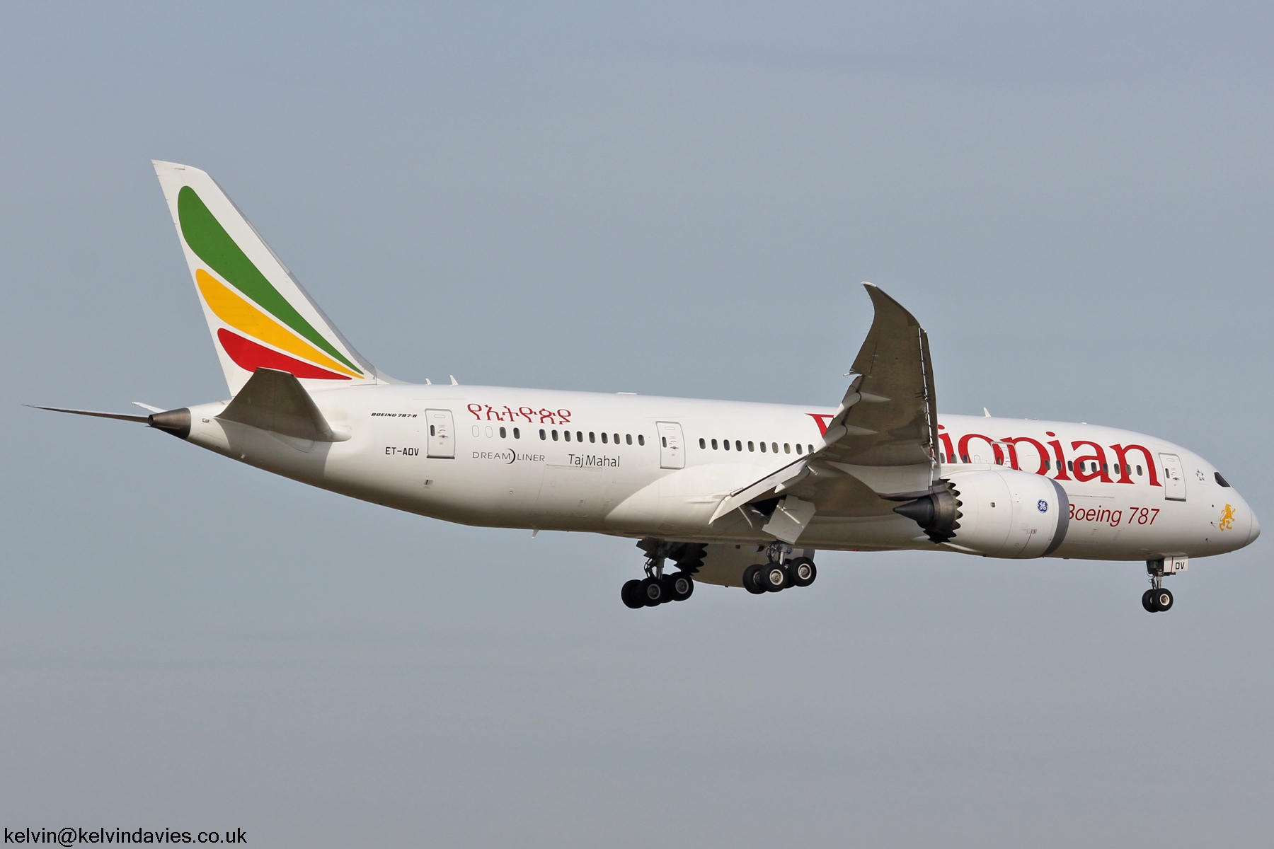 Ethiopian Airlines 787 ET-AOV