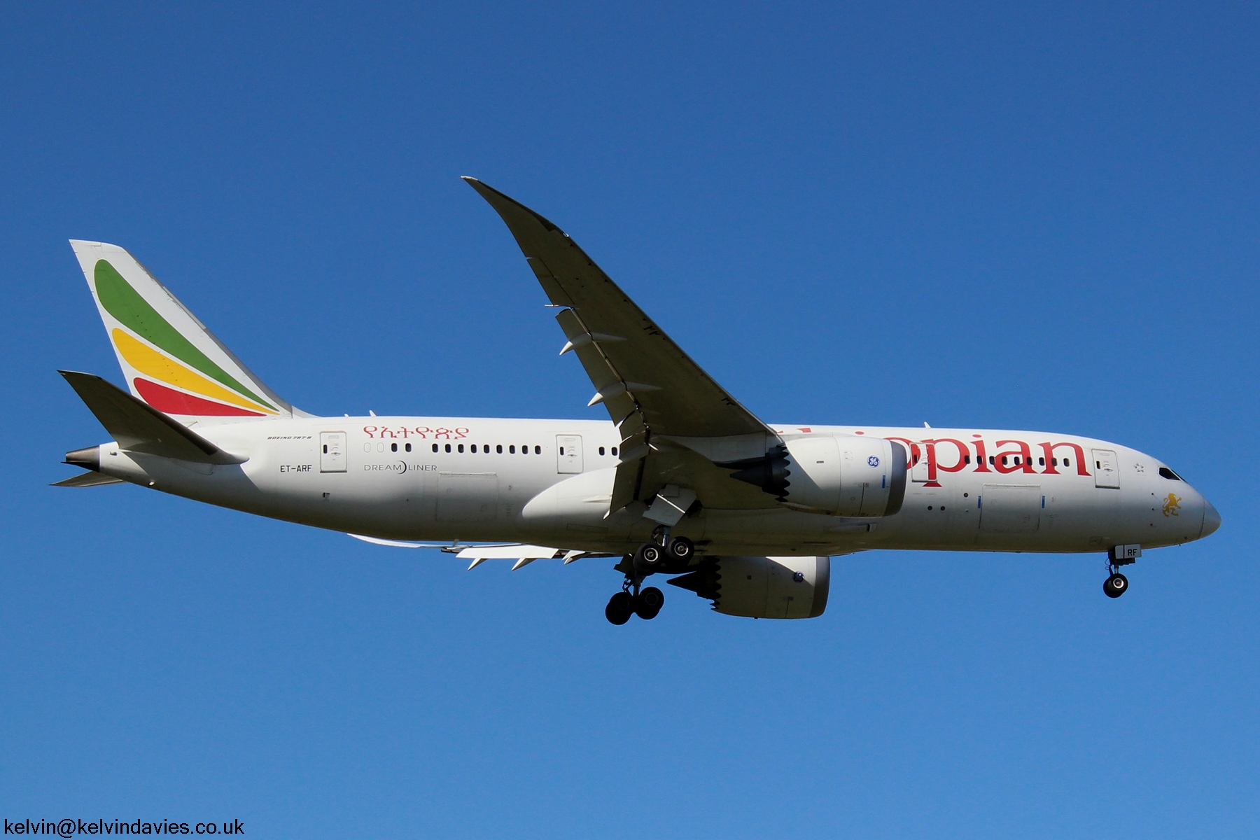 Ethiopian Airlines 787 ET-ARF