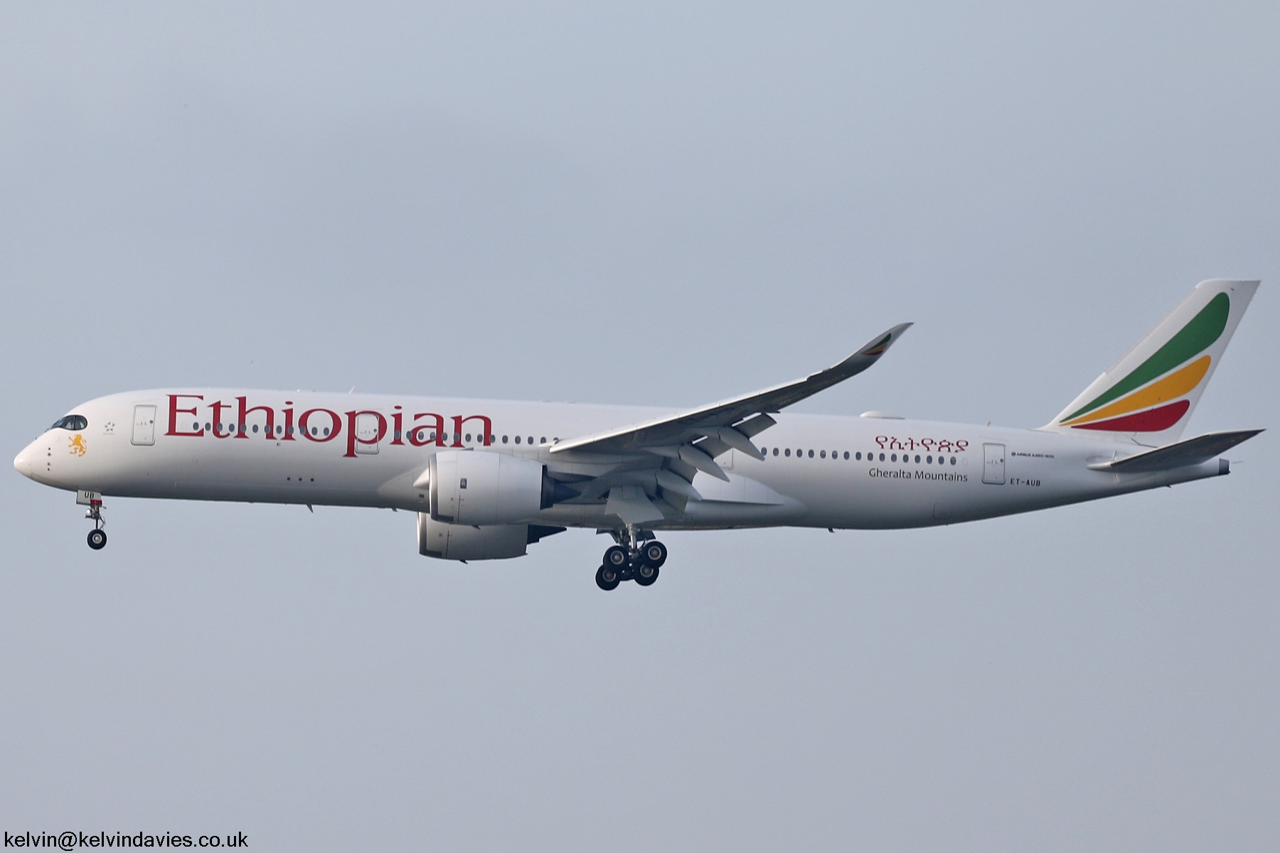 Ethiopian Airlines A350 ET-AUB