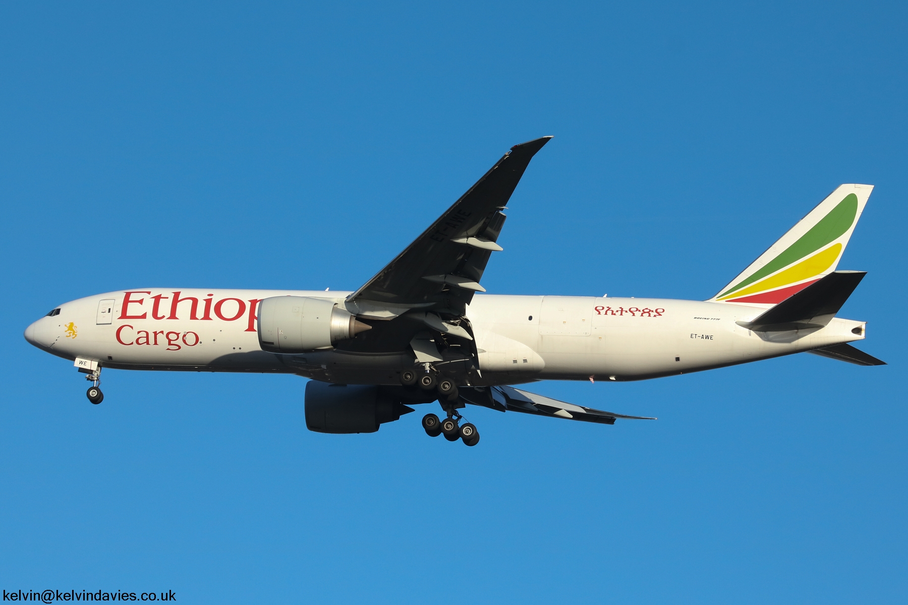 Ethiopian Cargo 777 ET-AWE