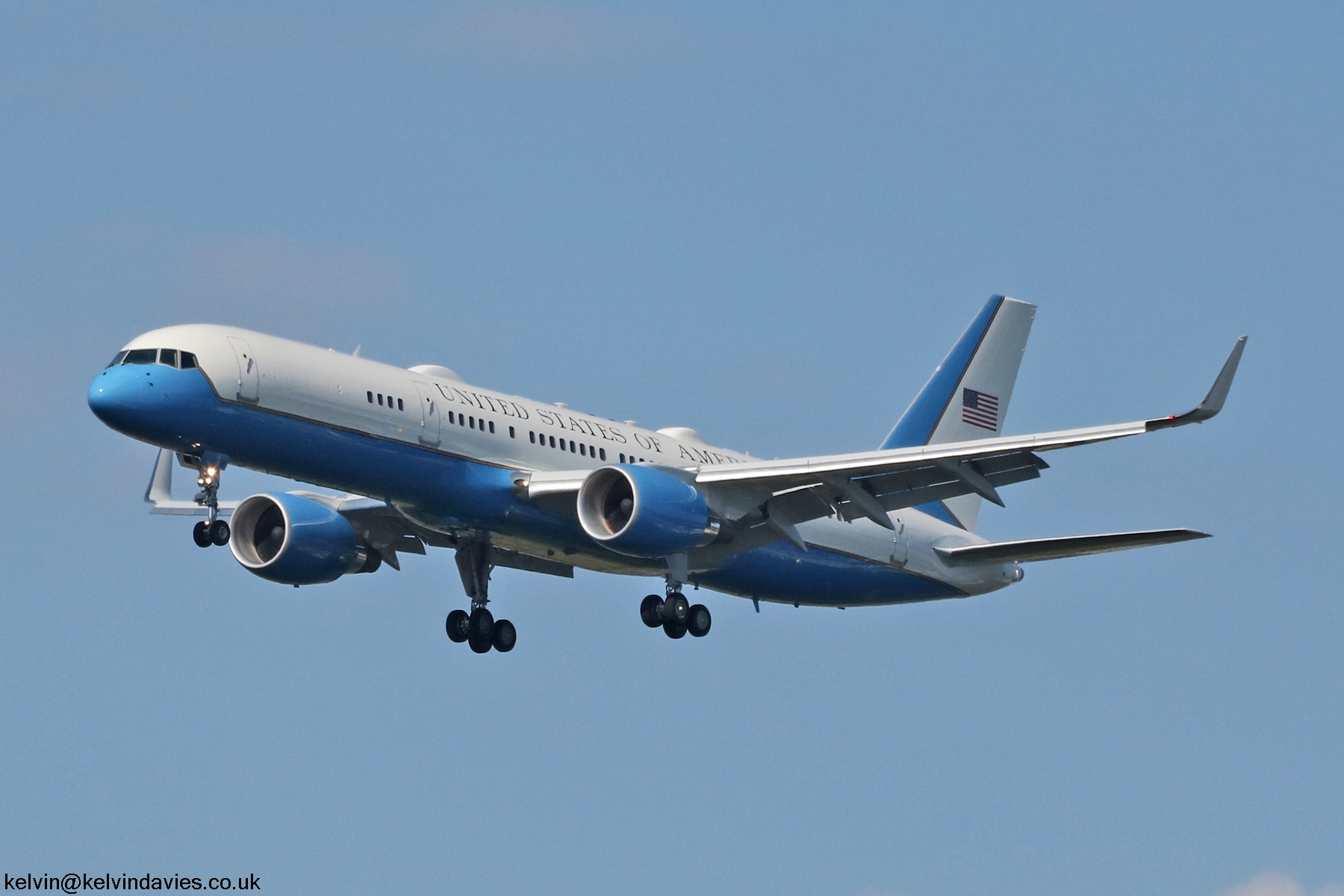 US Air Force C-32A 09-0016