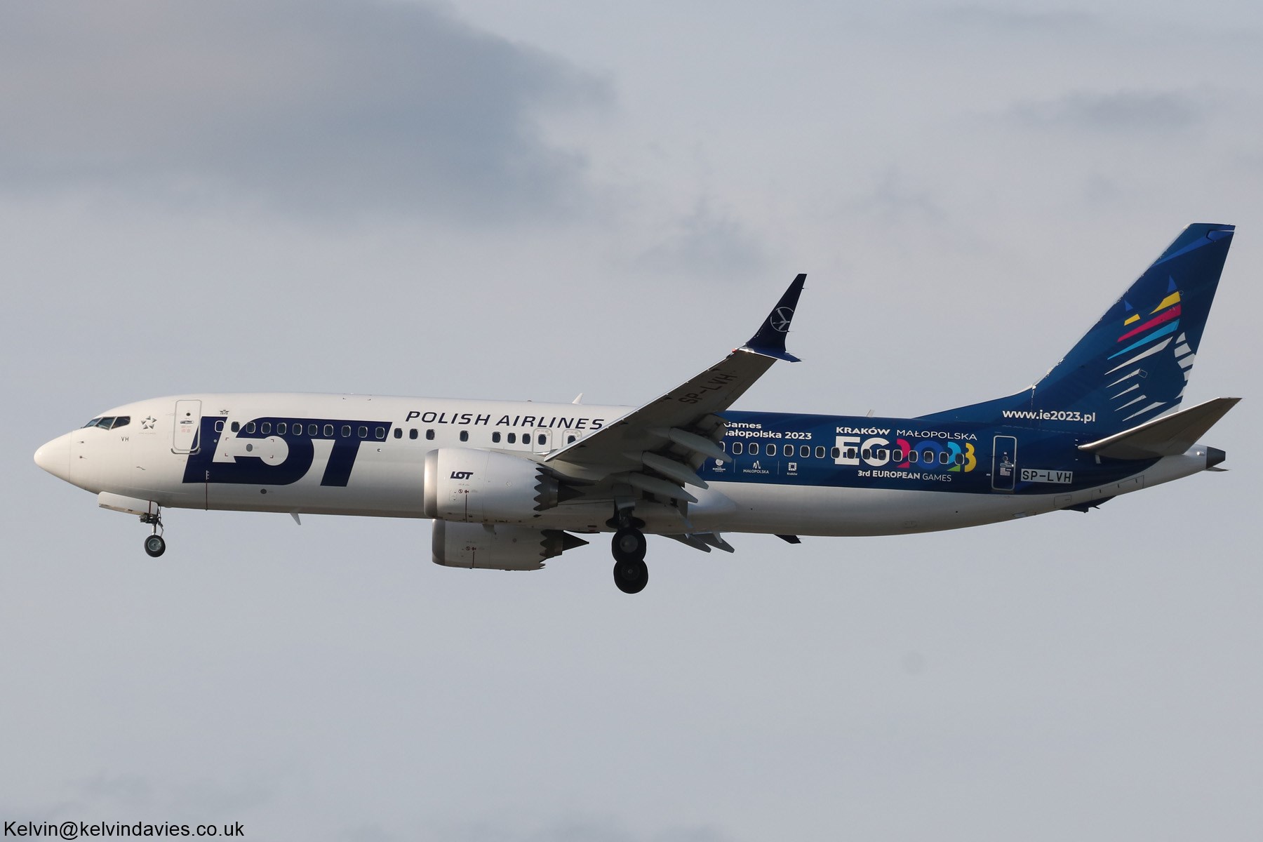 LOT Polish Airlines 737MAX SP-LVH