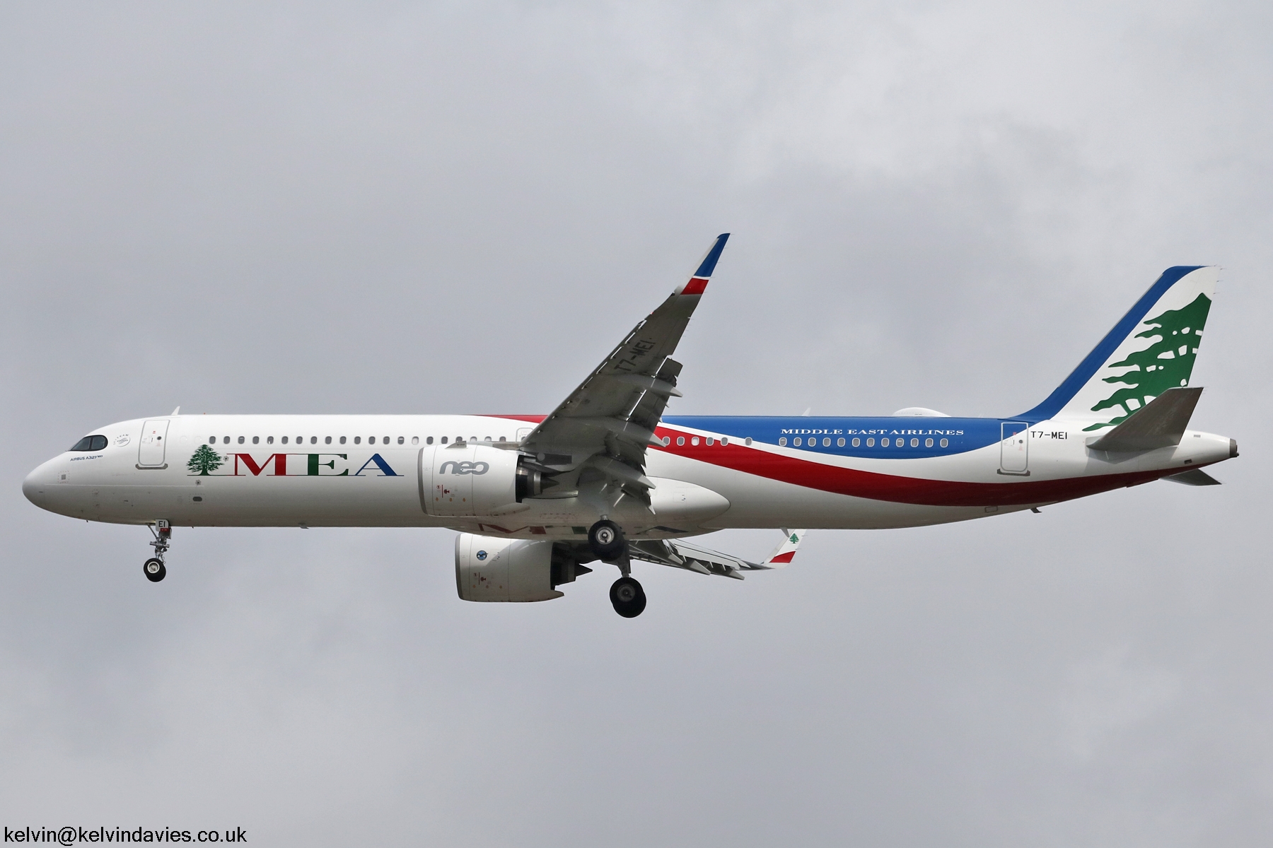 Middle East Airlines A321 NXSL T7-ME1