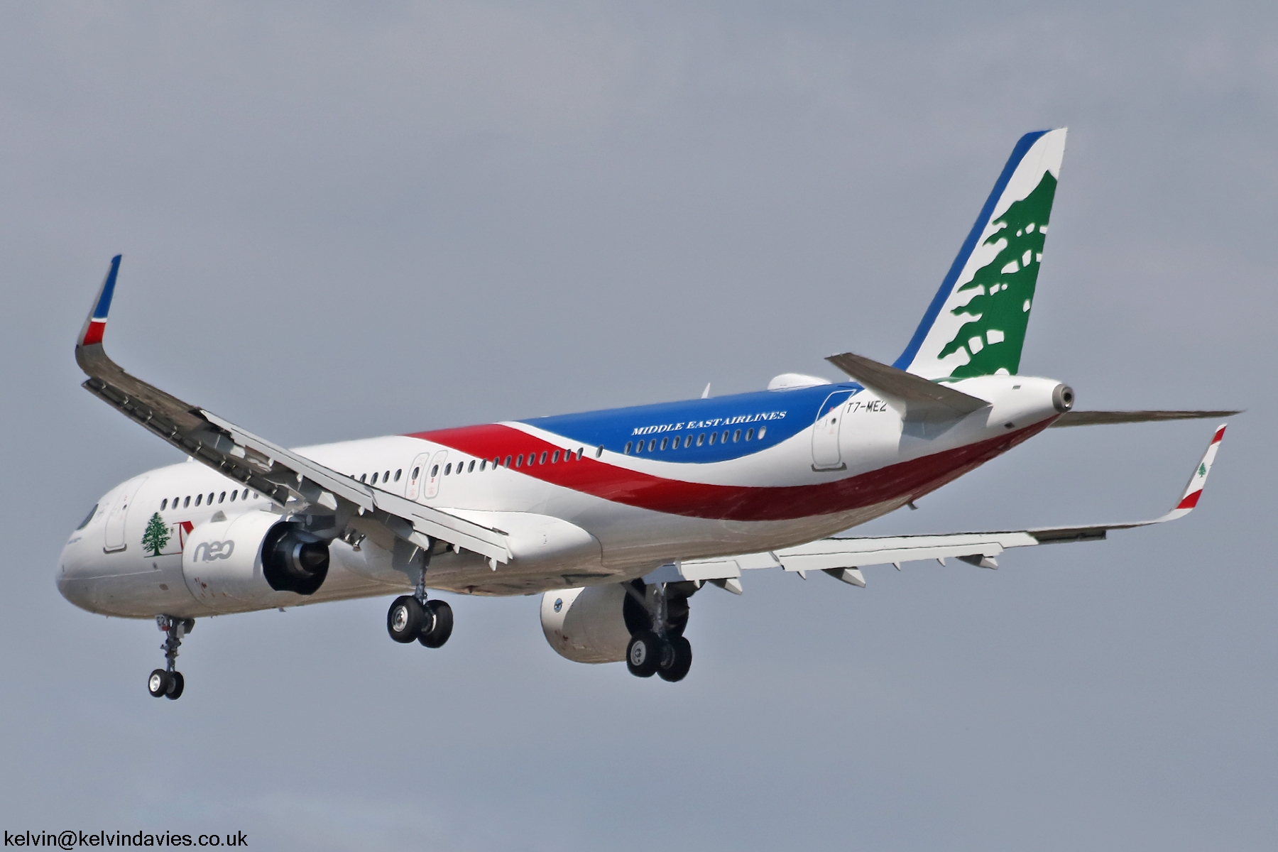 Middle East Airlines A321 NXSL T7-ME2
