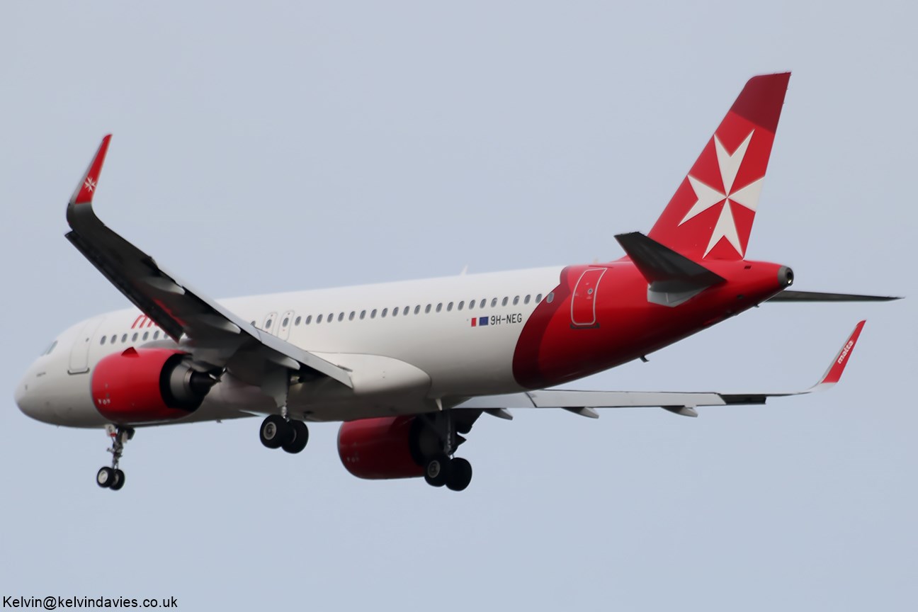 KM Malta Airlines A320 NEO 9H-NEG