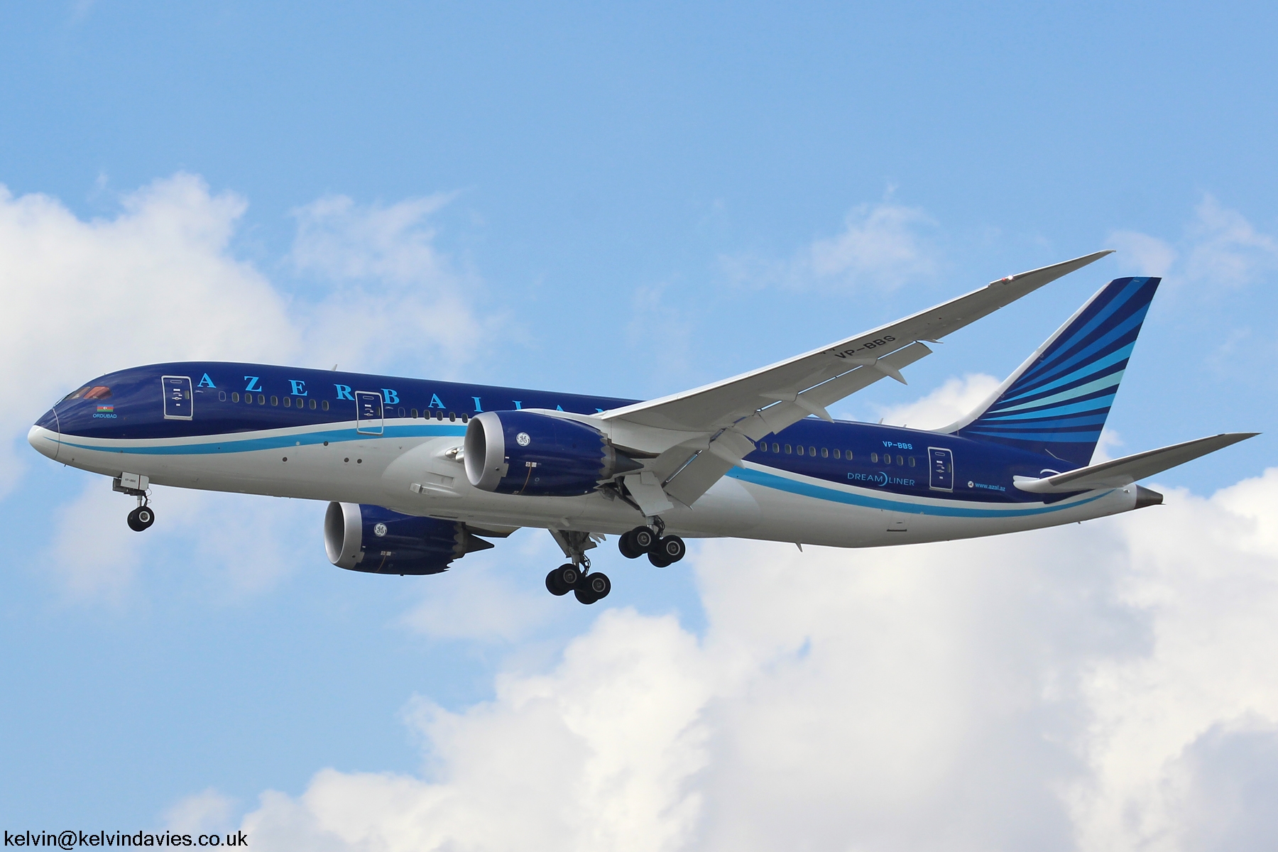 Azerbaijan Airlines 787 VP-BBS