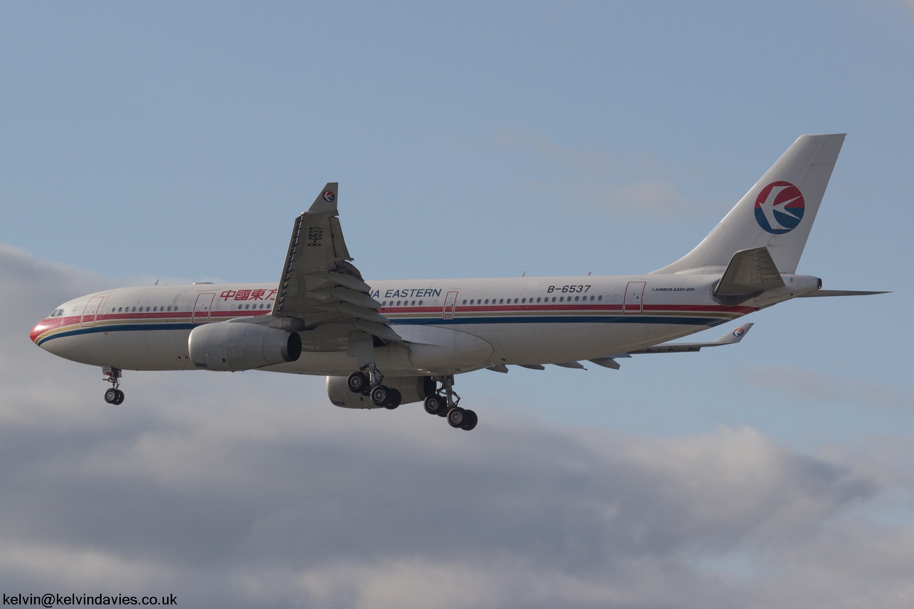 China Eastern A330 B-6537