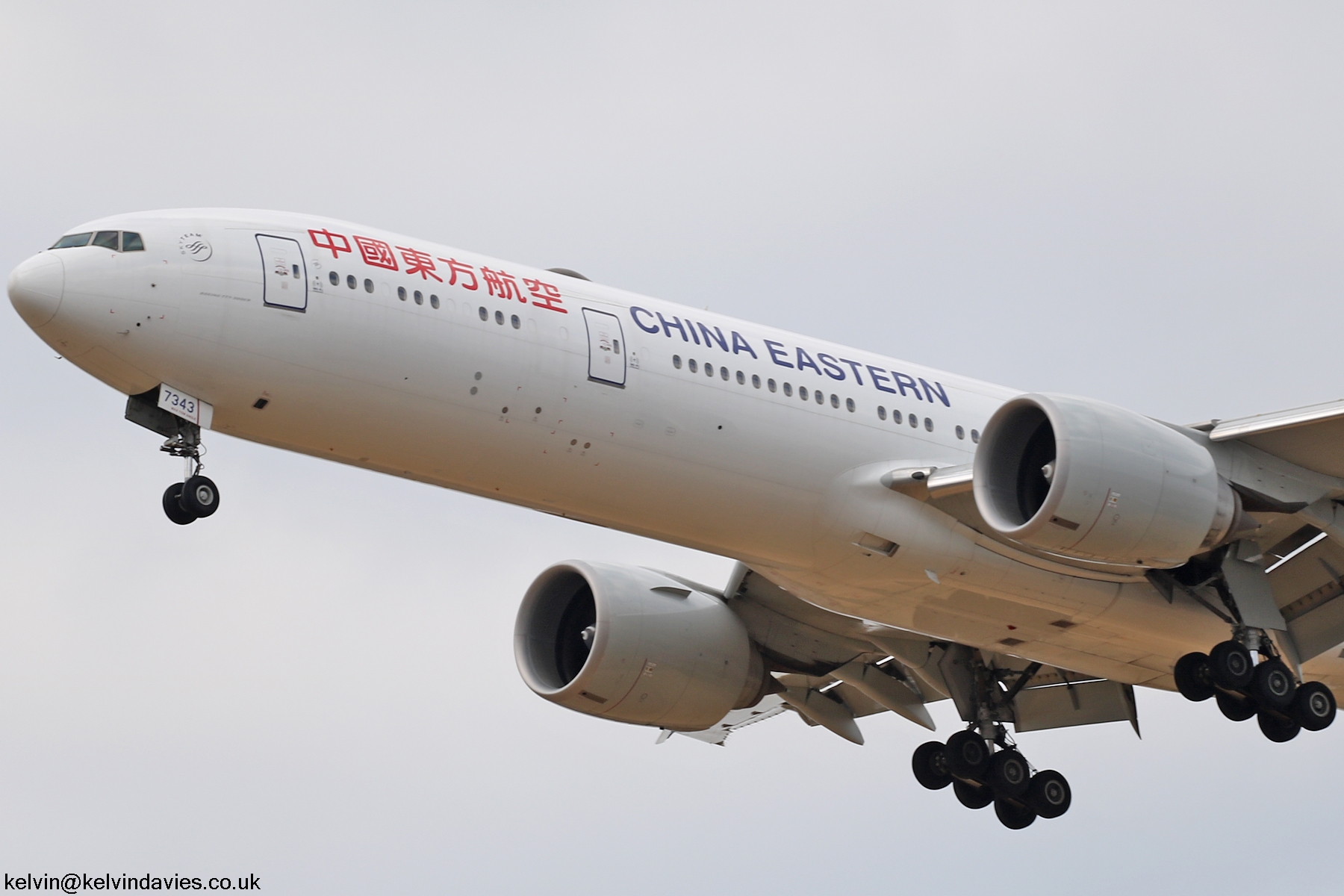 China Eastern 777 B-7343