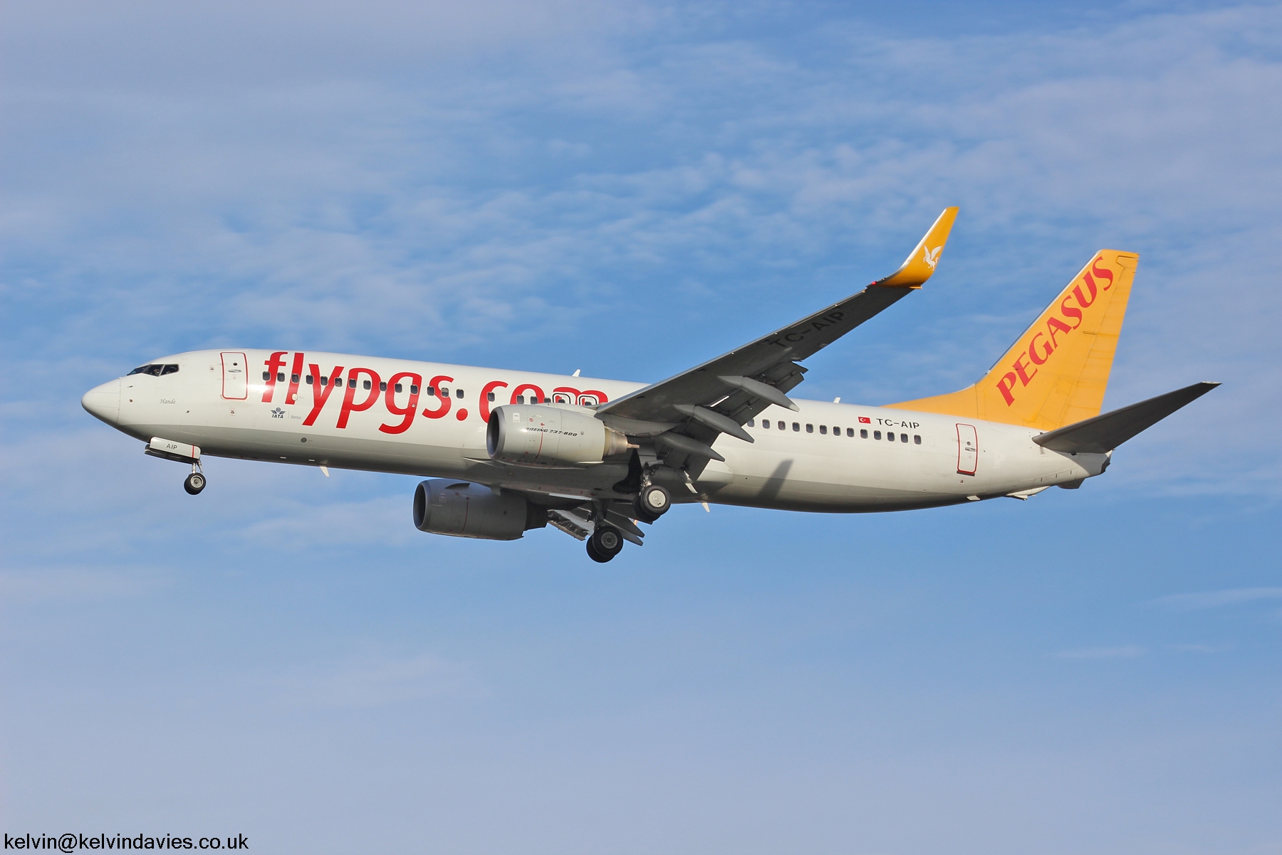 Pegasus Airlines B737 TC-AIP