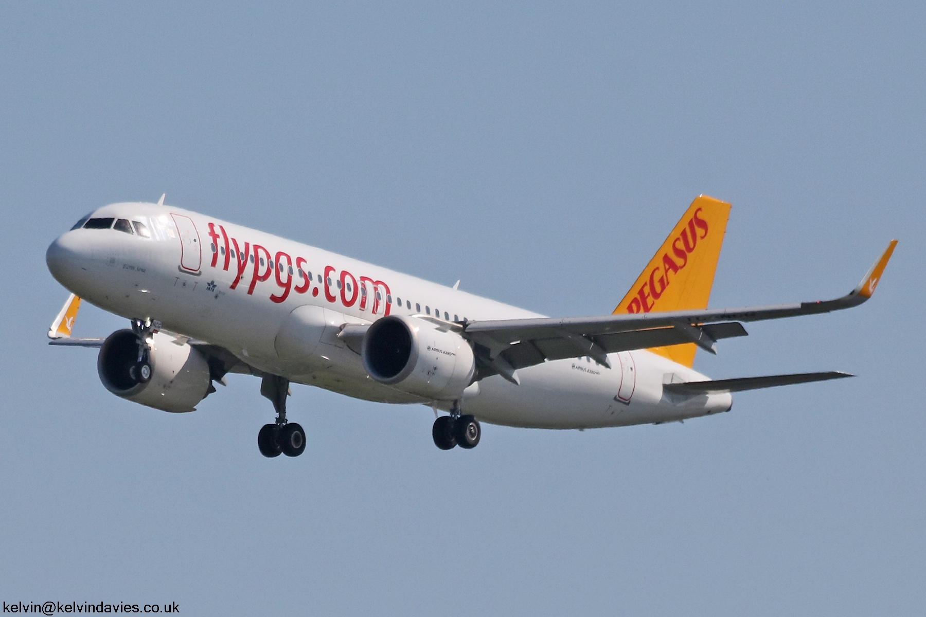 Pegasus Airlines A320NEO TC-NCG