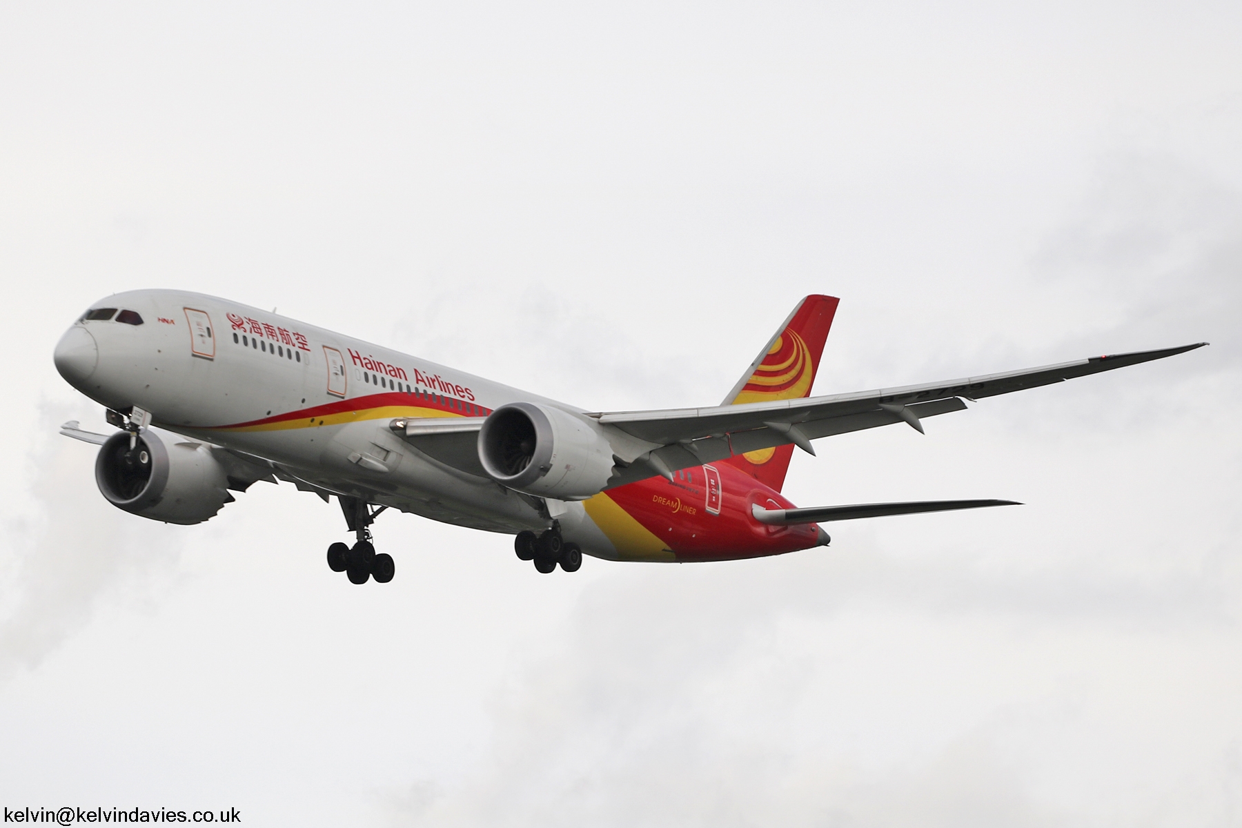 Hainan Airlines 787 B-2729