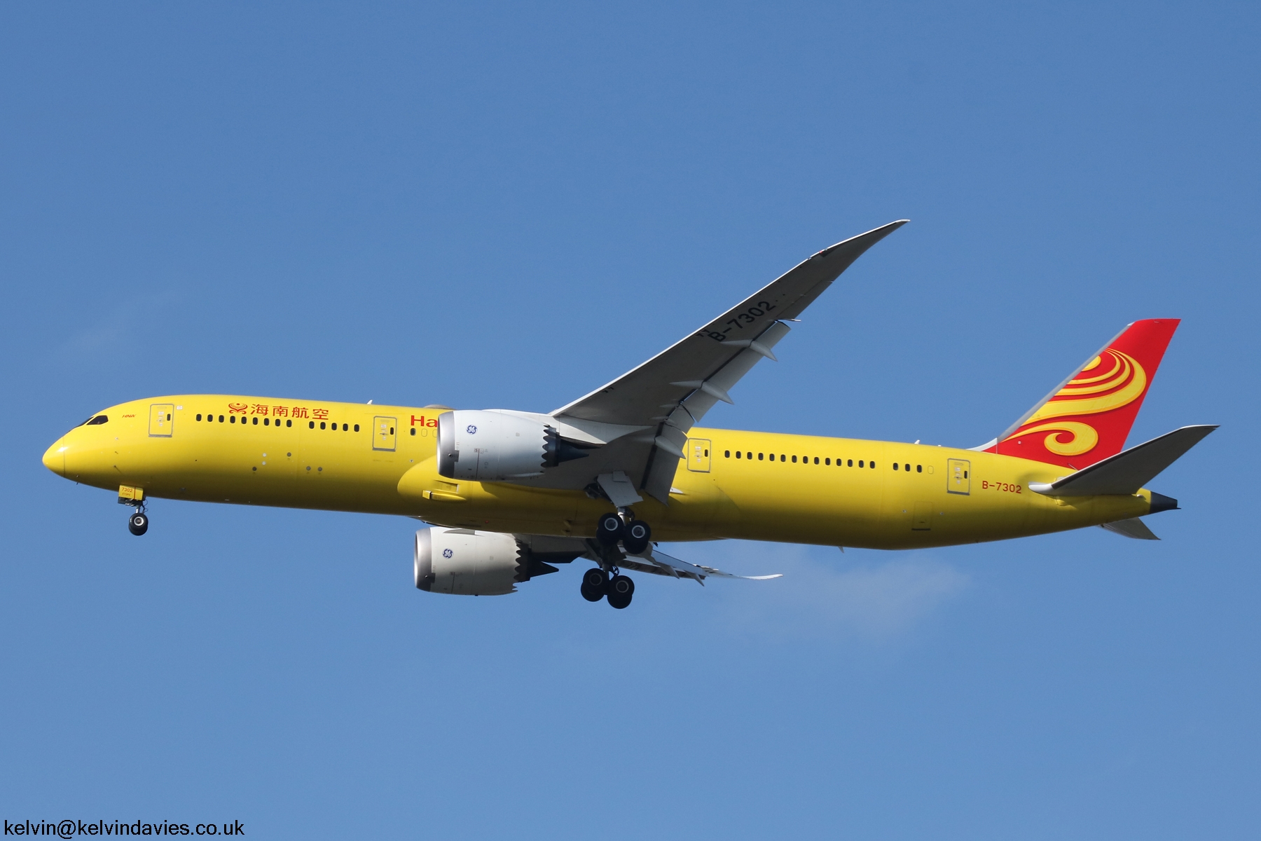 Hainan Airlines 787 B-7302