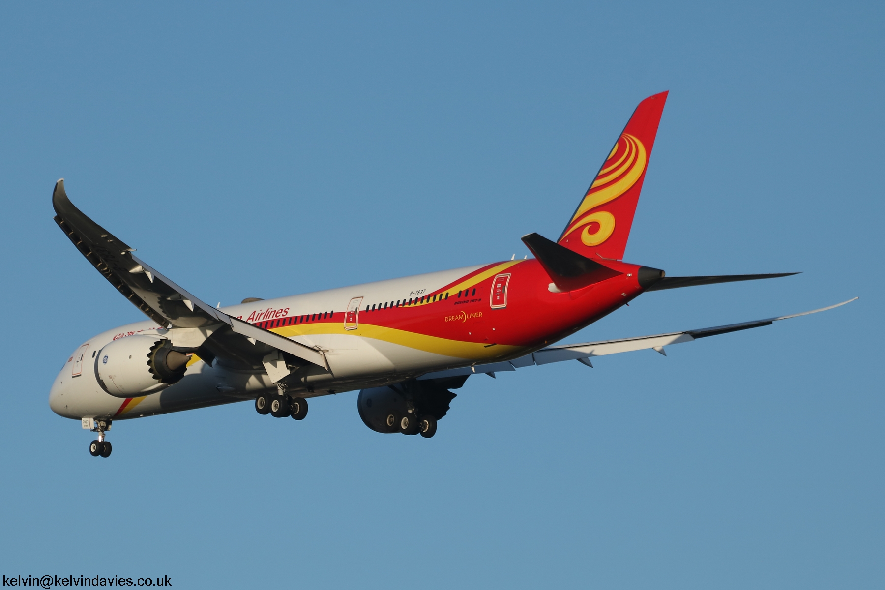 Hainan Airlines 787 B-7837