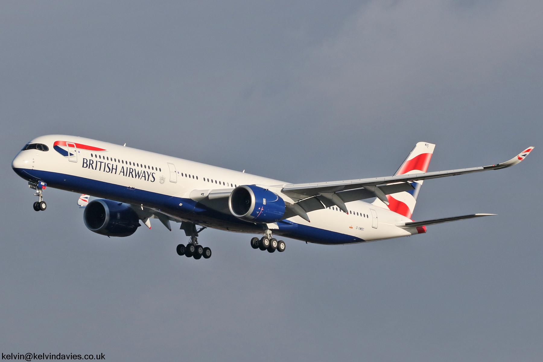 British Airways A350 G-XWBD
