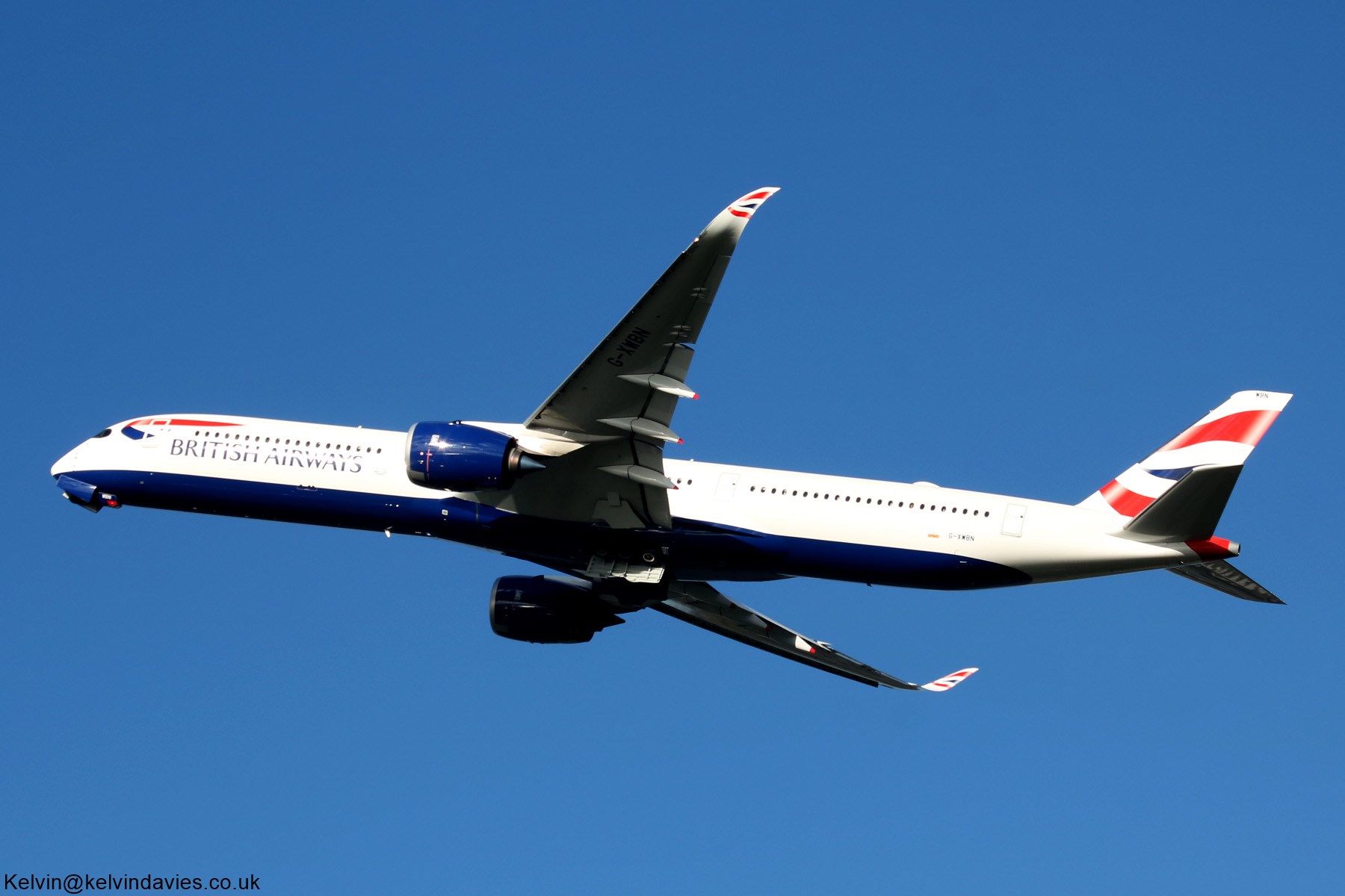 British Airways A350 G-XWBN