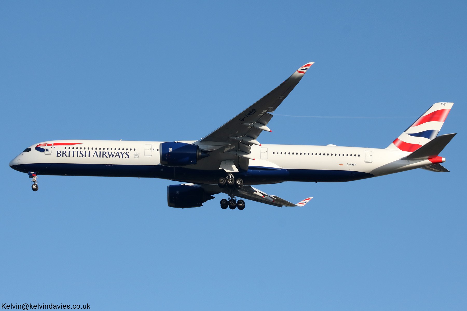 British Airways A350 G-XWBP