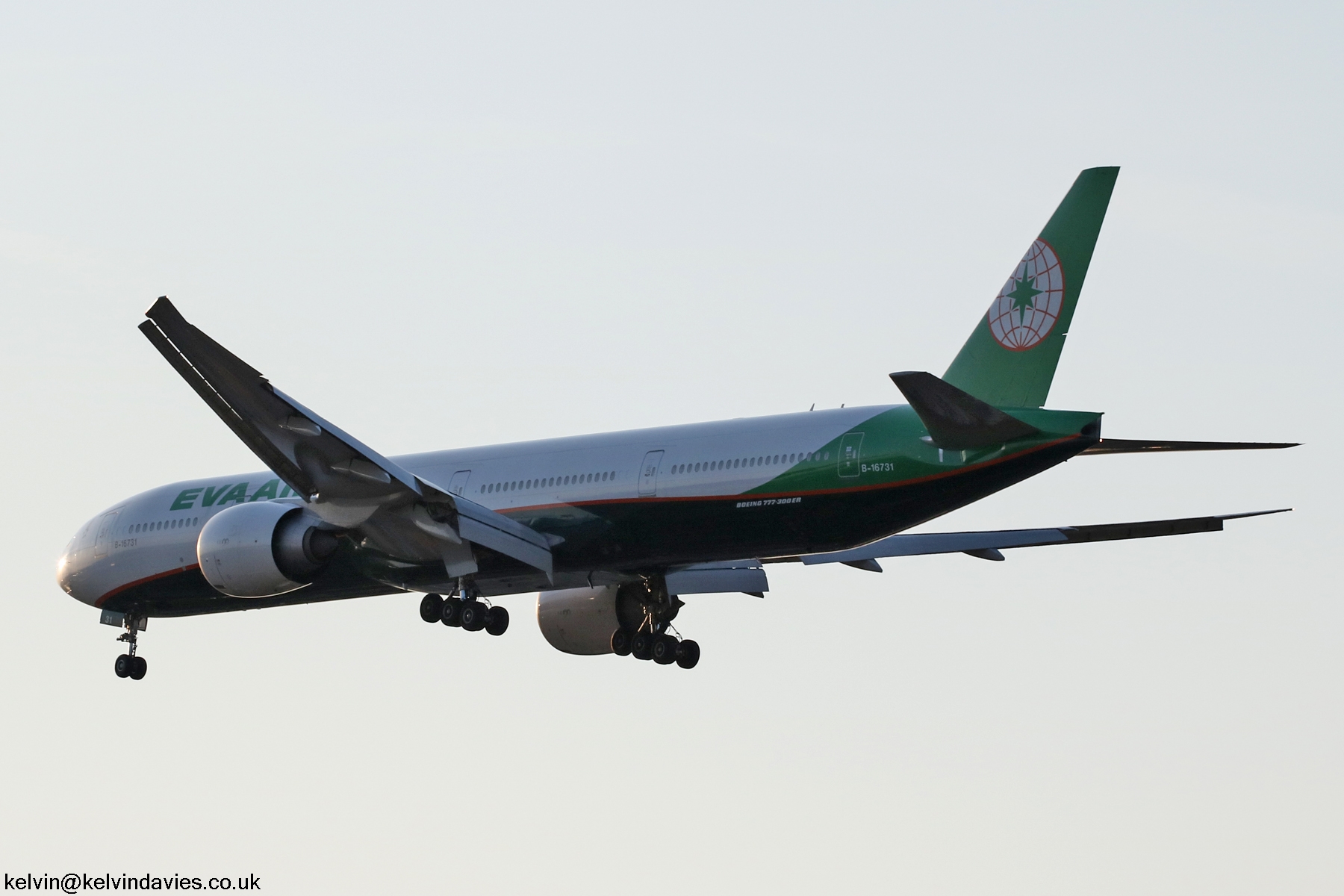 EVA Air 777 B-16731