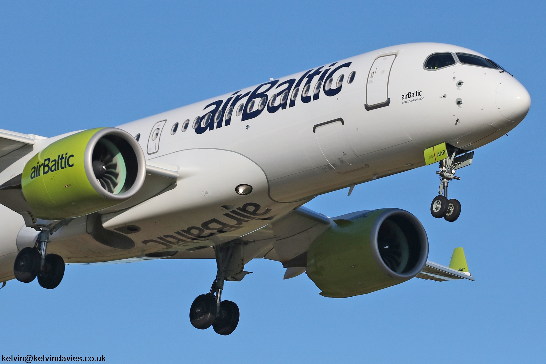 Air Baltic A220 YL-AAR