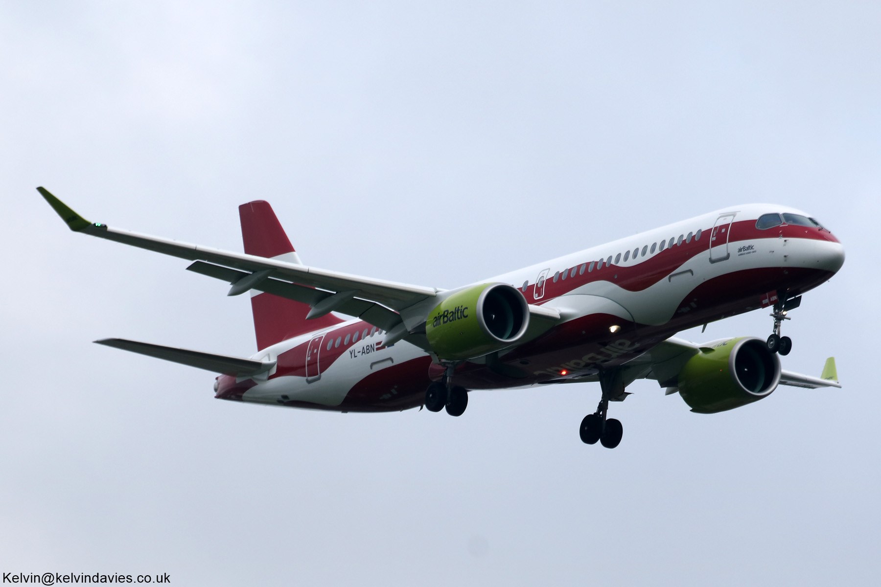 Air Baltic A220 YL-ABN