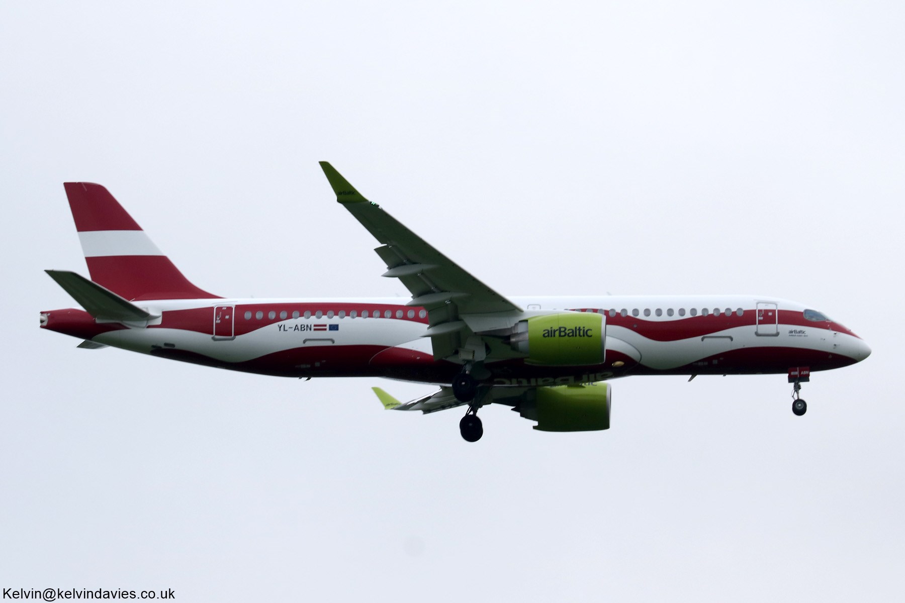 Air Baltic A220 YL-ABN