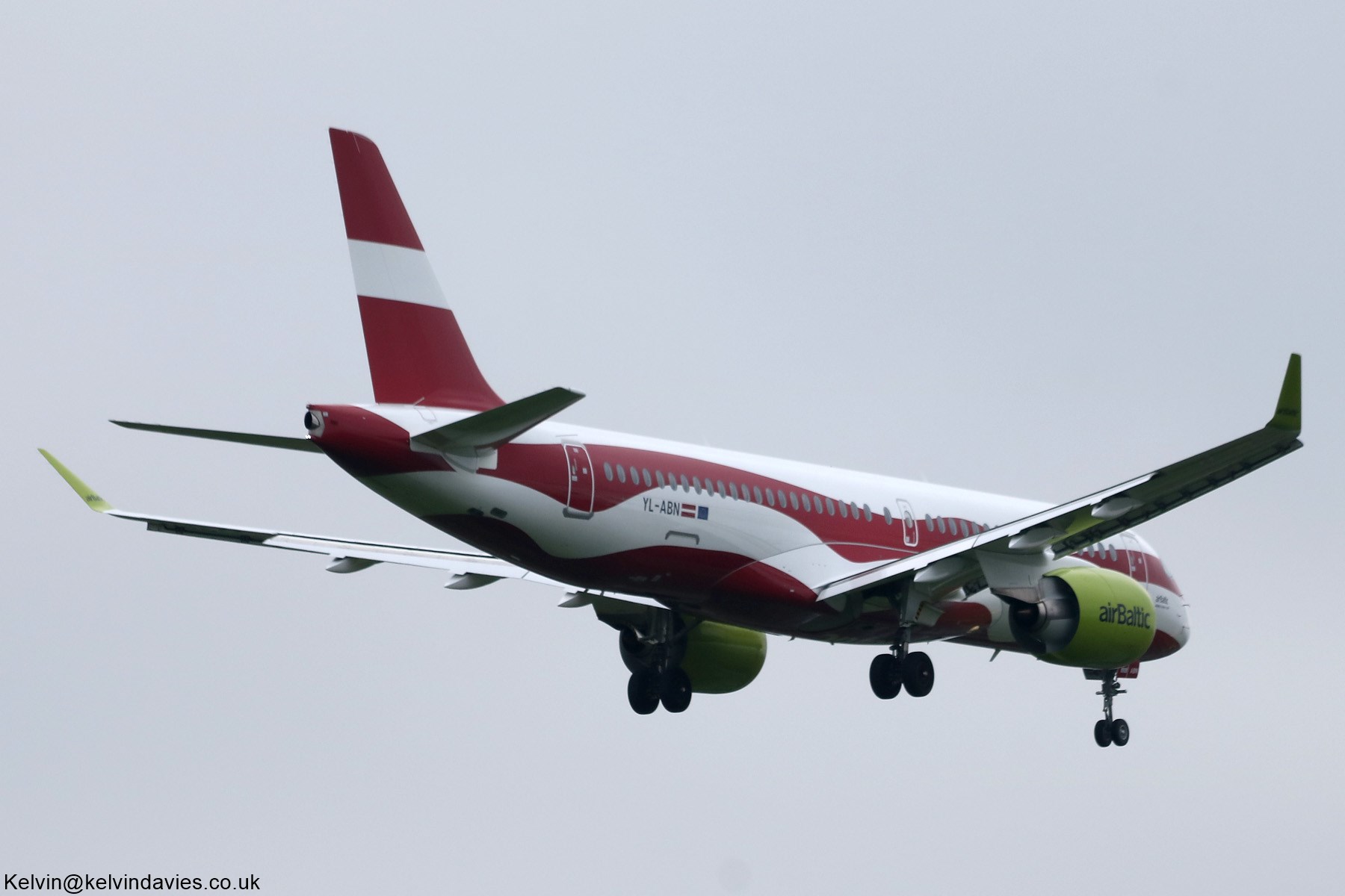 Air Baltic A220 YL-ABN