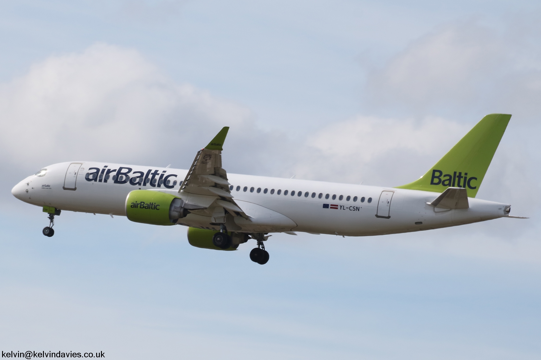 Air Baltic A220 YL-CSN