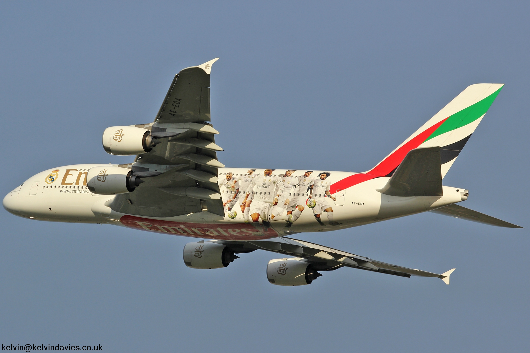 Emirates Real Madrid A6-EOA