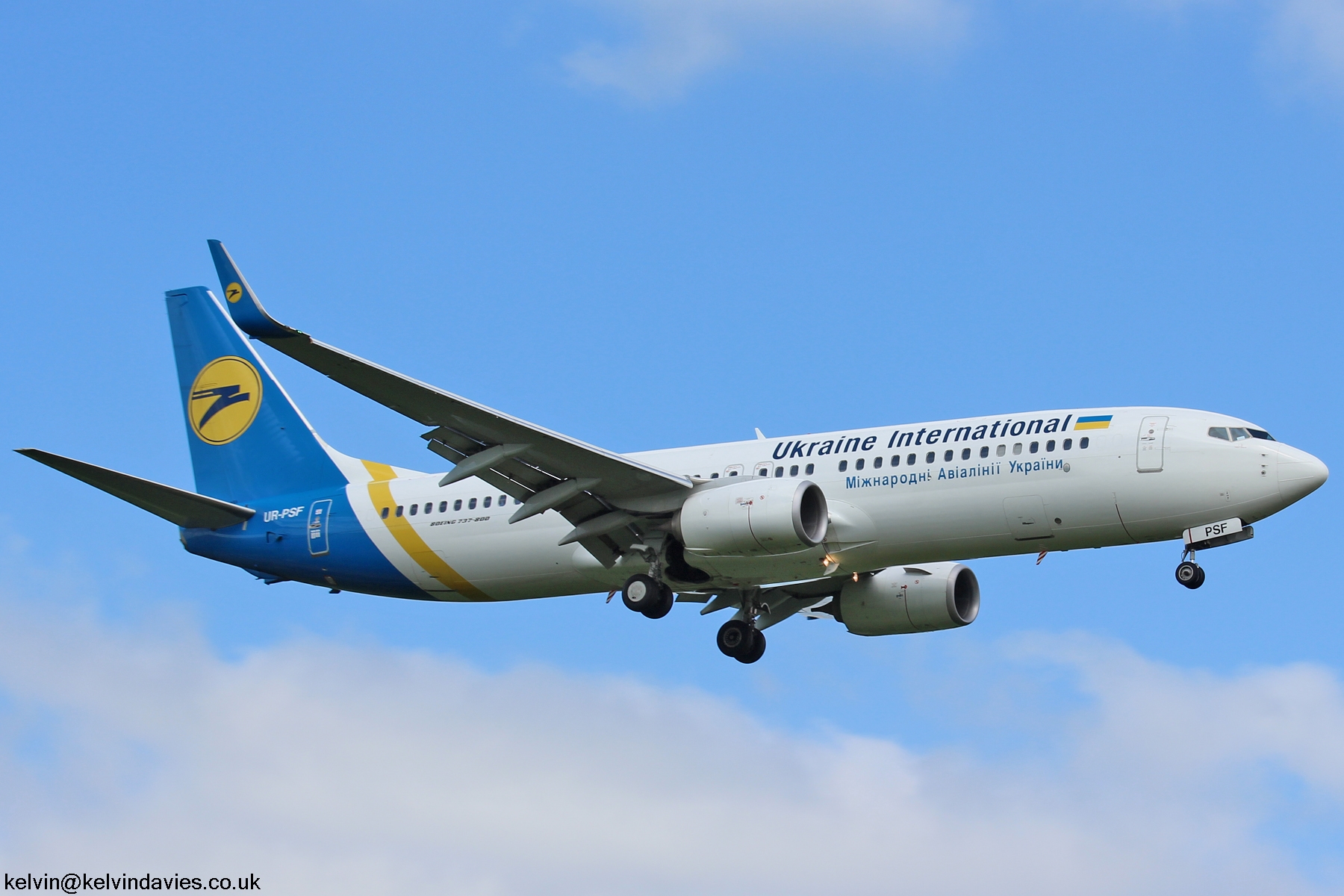 Ukraine International 737 UR-PSF