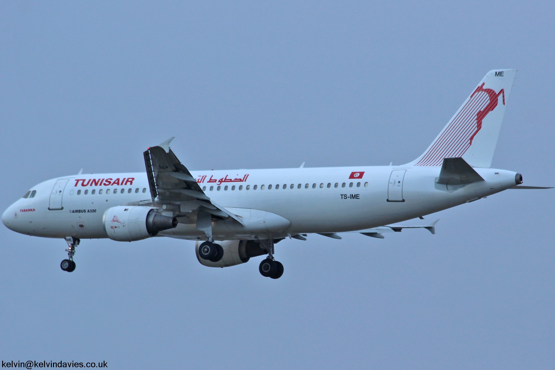 Tunisair A320 TS-IME