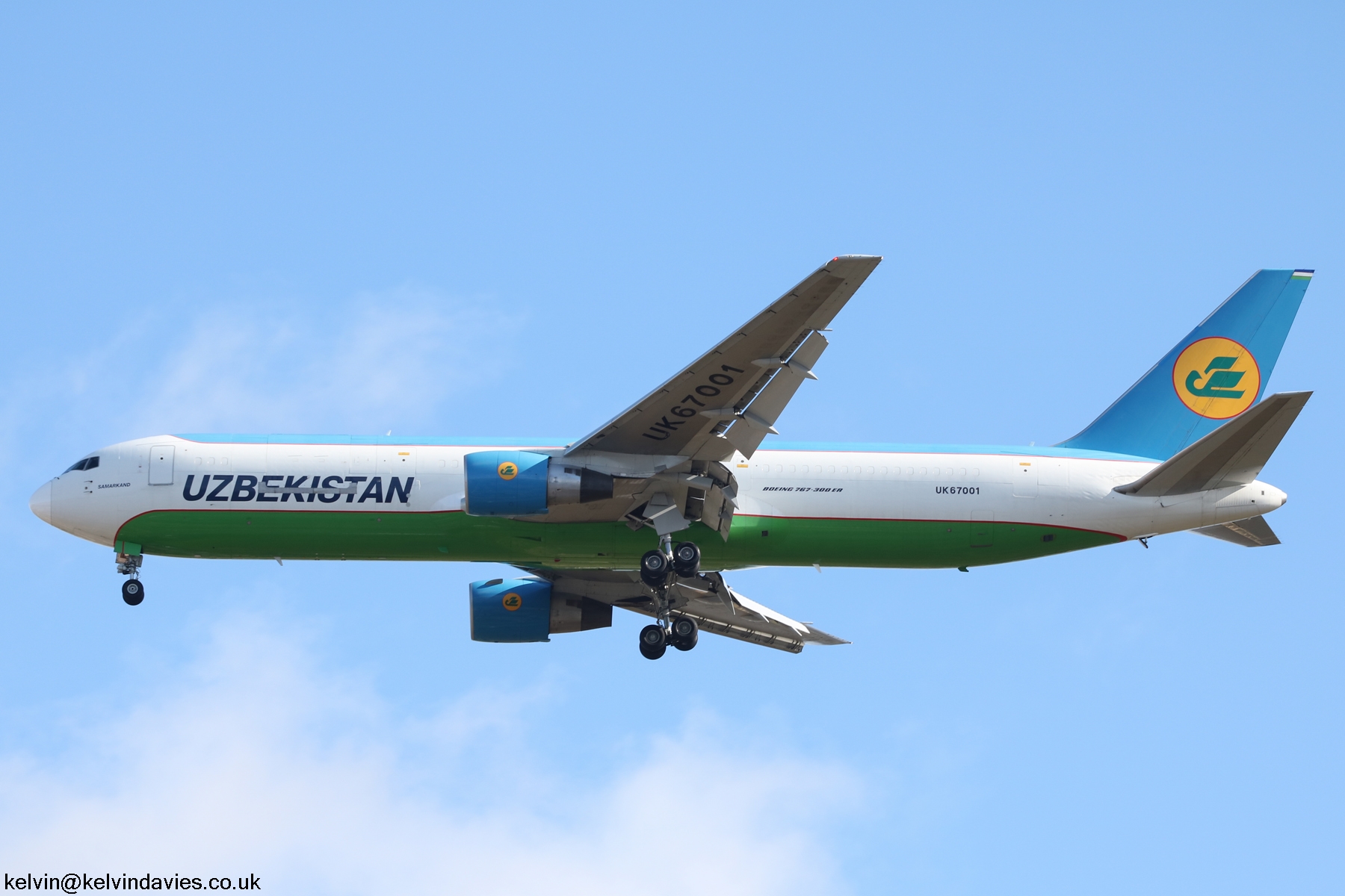 Uzbekistan Airways 767 UK67001