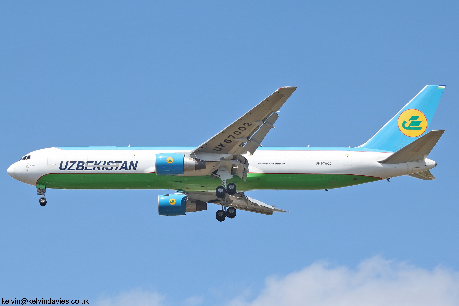 Uzbekistan Airways 767 UK67002