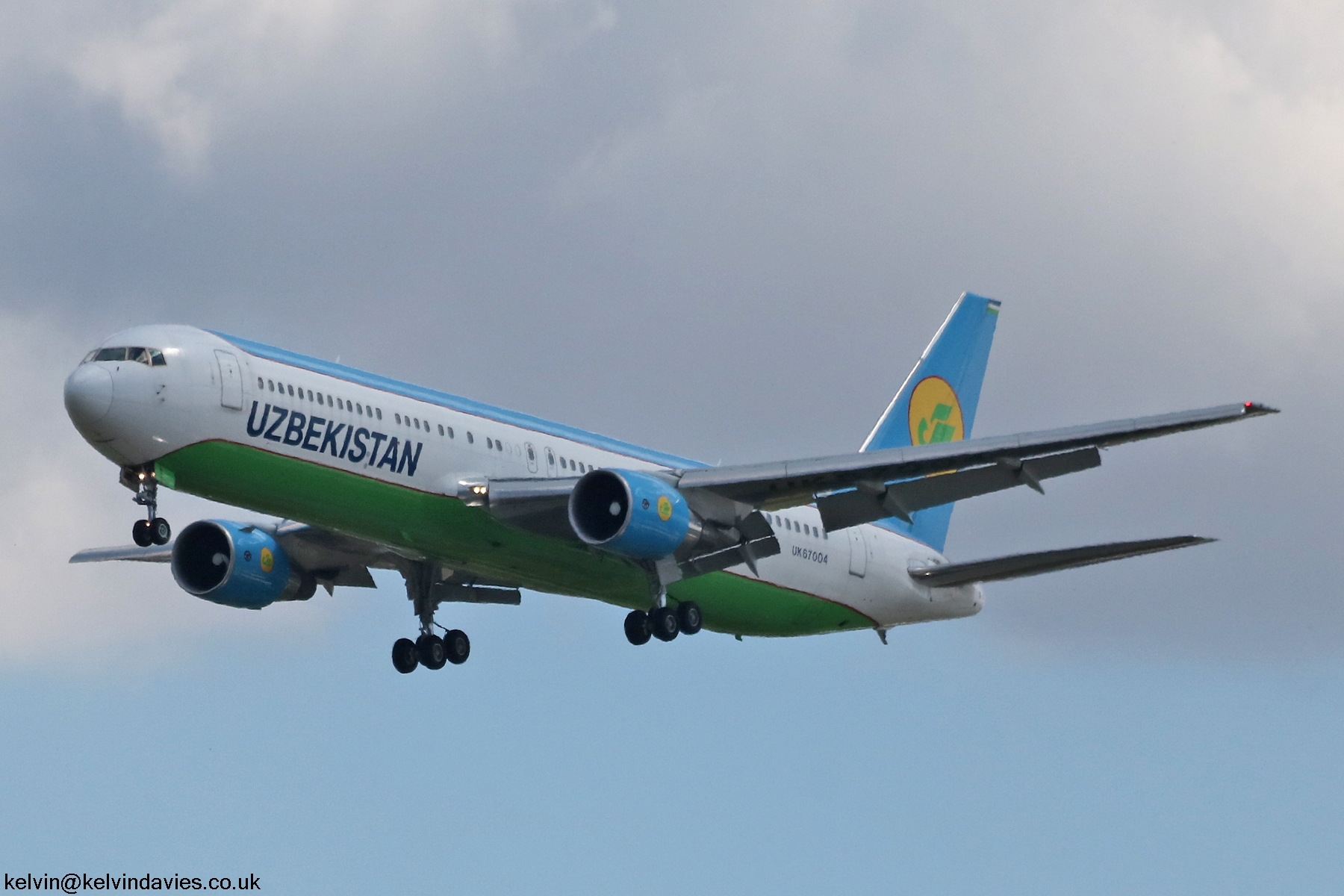Uzbekistan Airways 767 UK67004