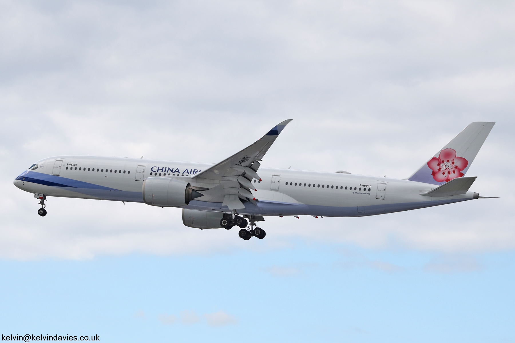 China Airlines A350 B-18905