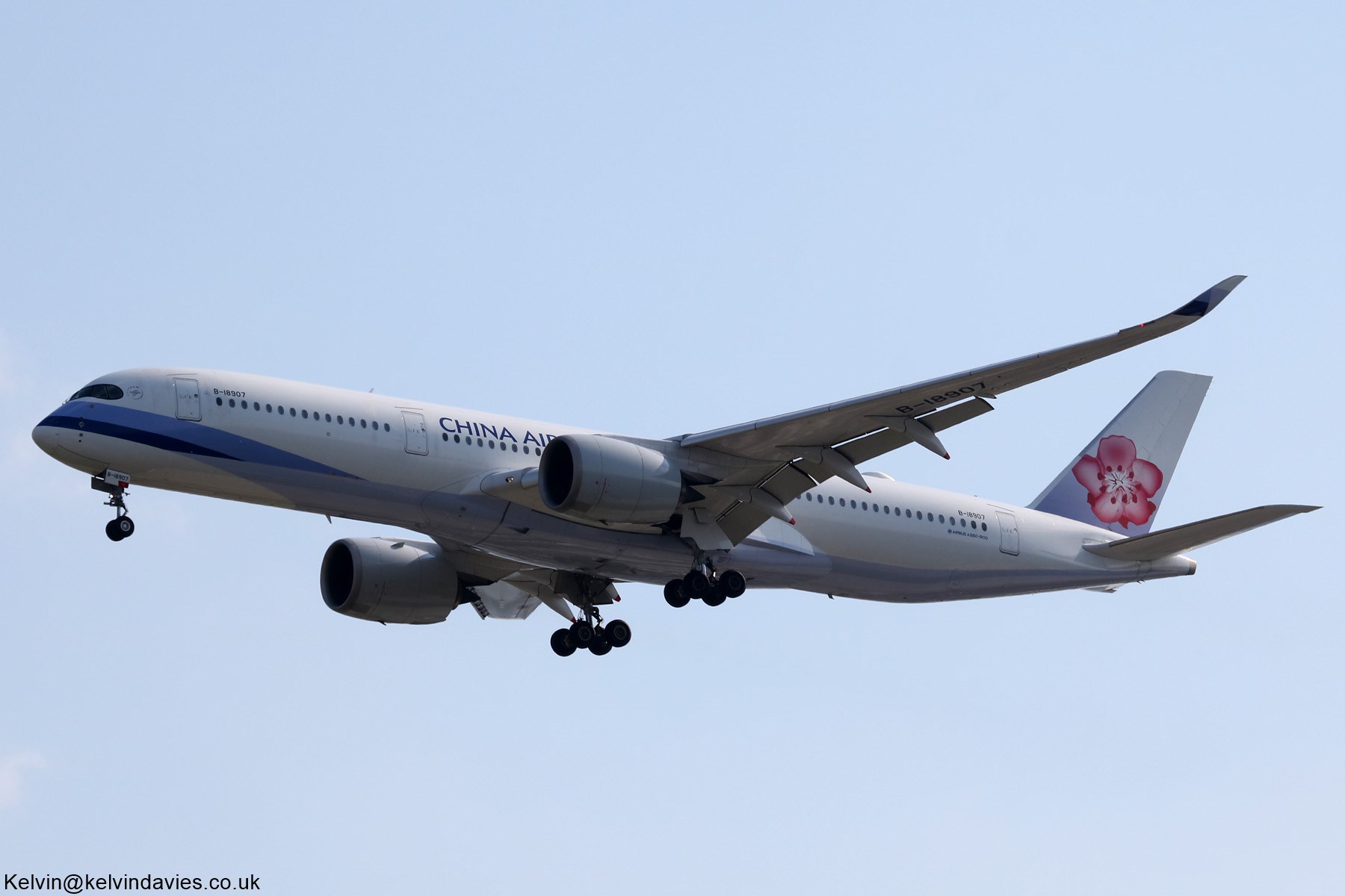 China Airlines A350 B-18907
