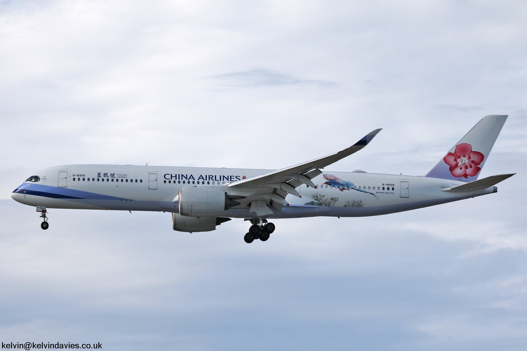 China Airlines A350 B-18908