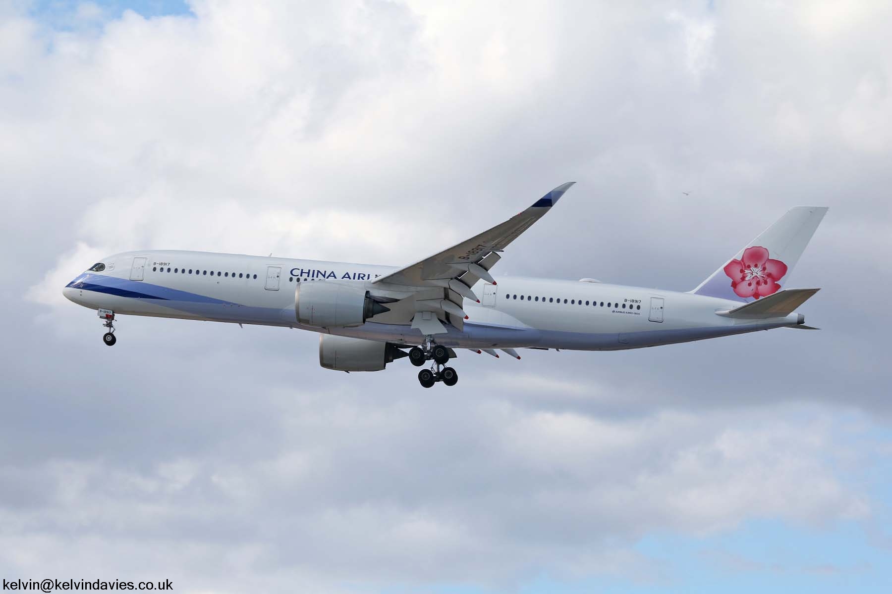 China Airlines A350 B-18917