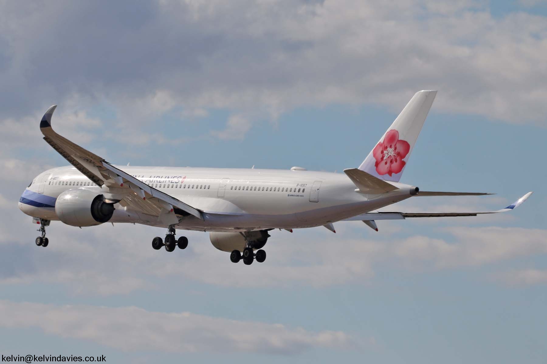 China Airlines A350 B-18917